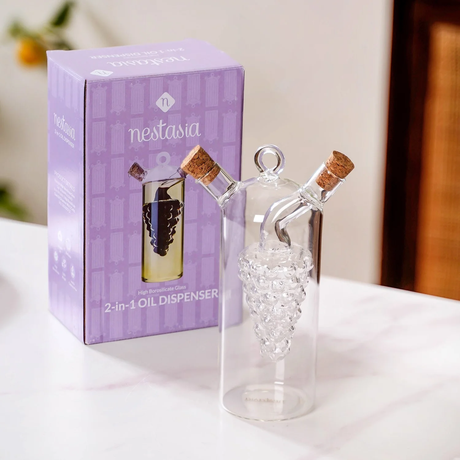 2 In 1 Glass Oil Dispenser - Image 9