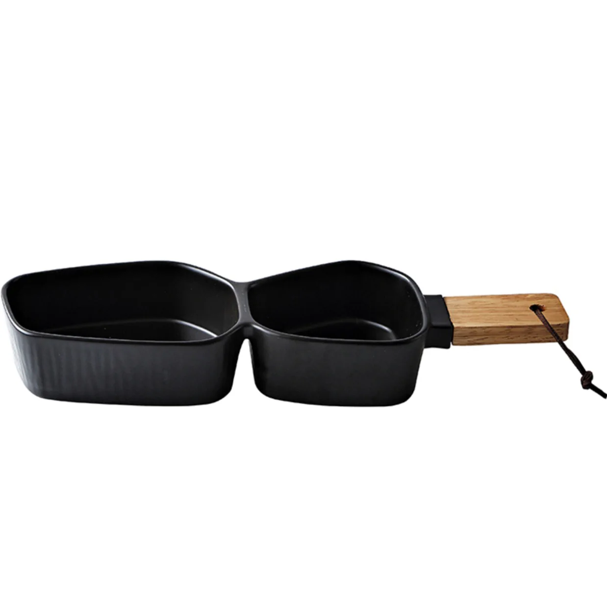 GEOMETRIC 2 Part Bowl With Wooden Handle - Image 12