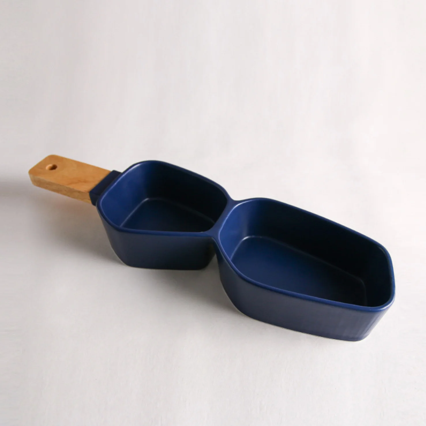 GEOMETRIC 2 Part Bowl With Wooden Handle - Image 16