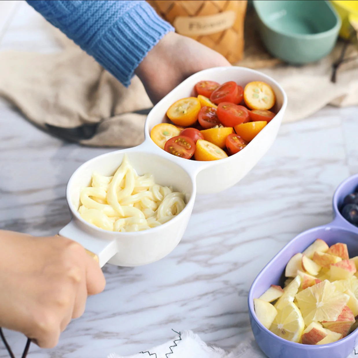 Merry 2 Part Chip and Dip Bowl 500 ml - Image 10