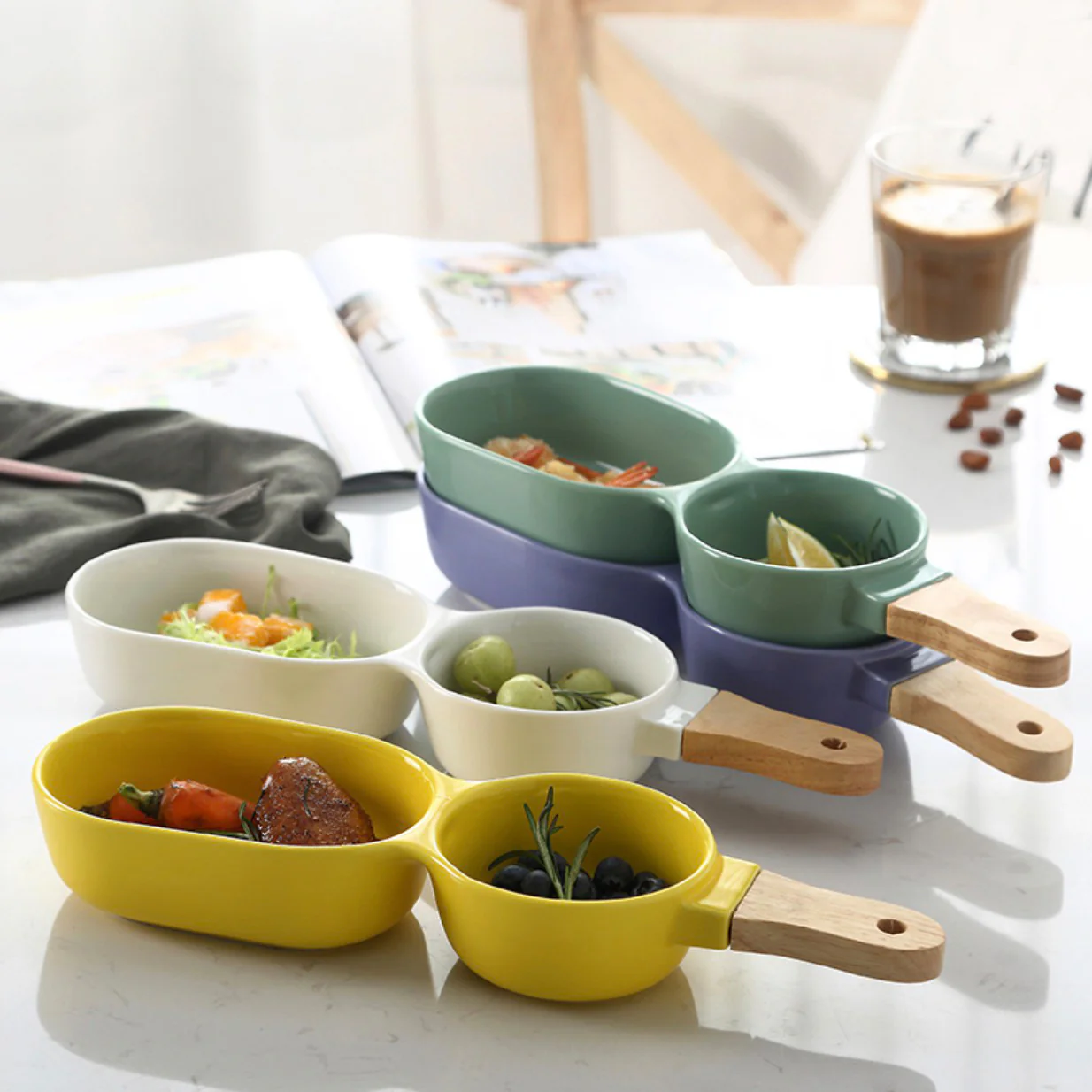 Merry 2 Part Chip and Dip Bowl 500 ml - Image 2