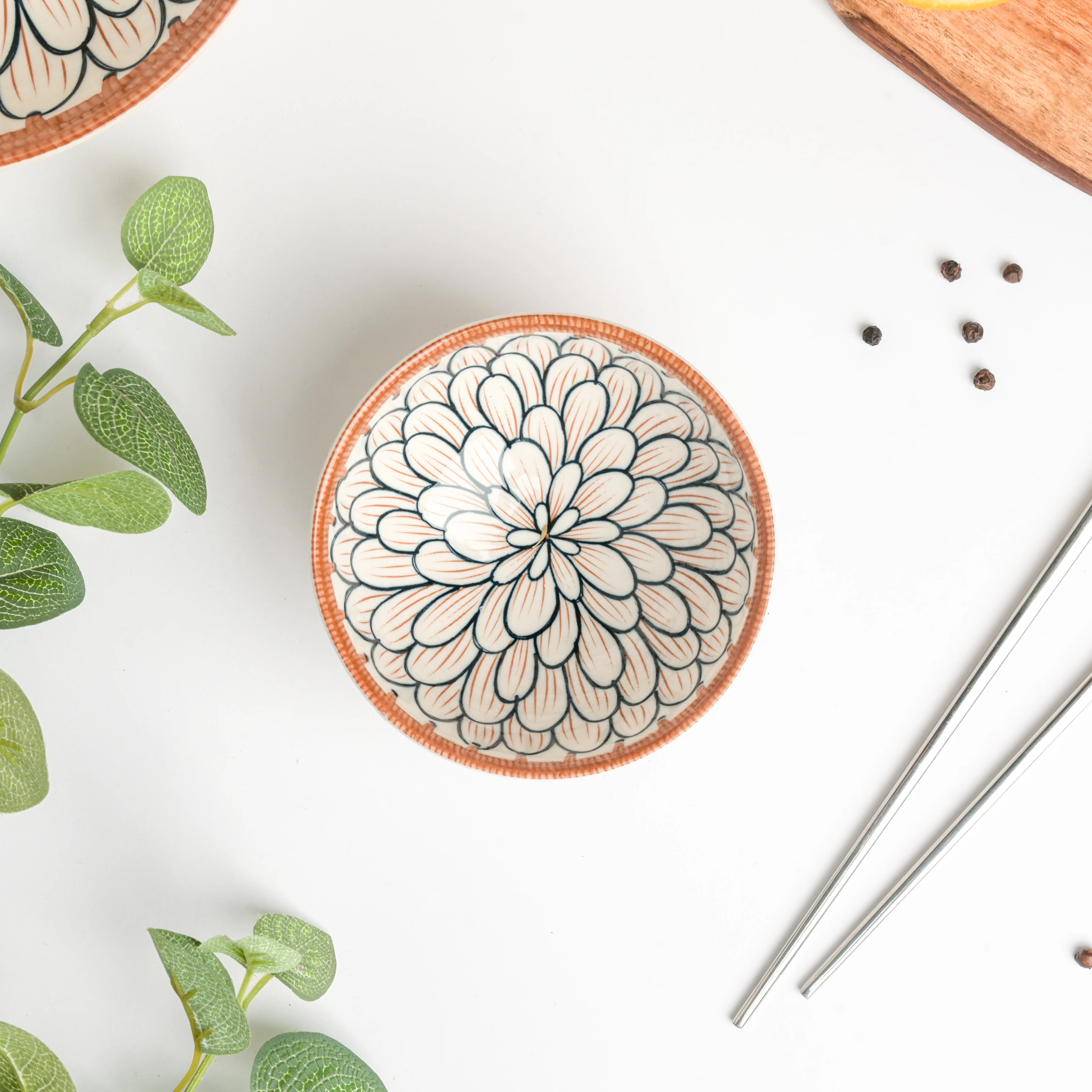 Abloom Ceramic Snack Bowl 4.5 Inch 250 ml - Image 3