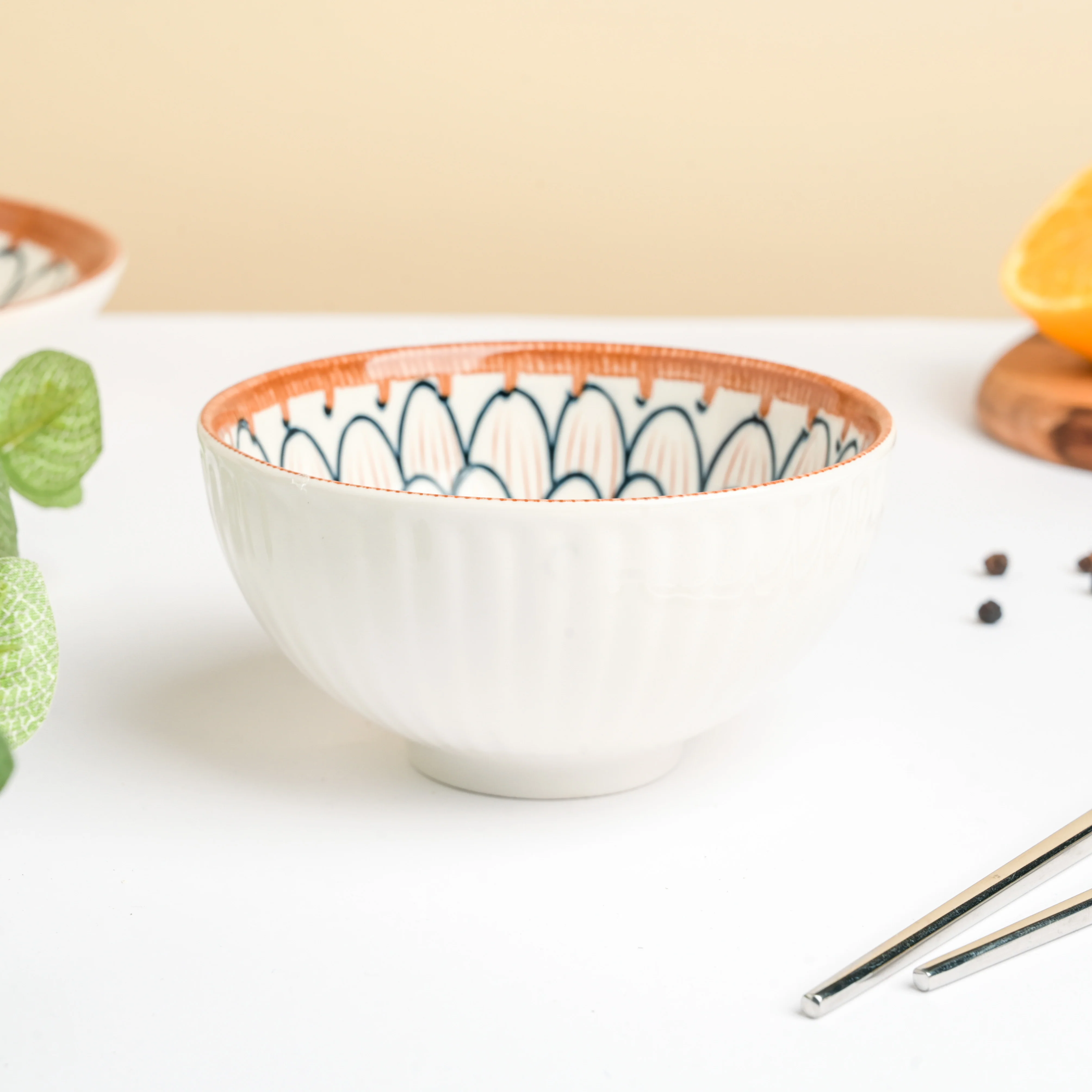 Abloom Ceramic Snack Bowl 4.5 Inch 250 ml - Image 6