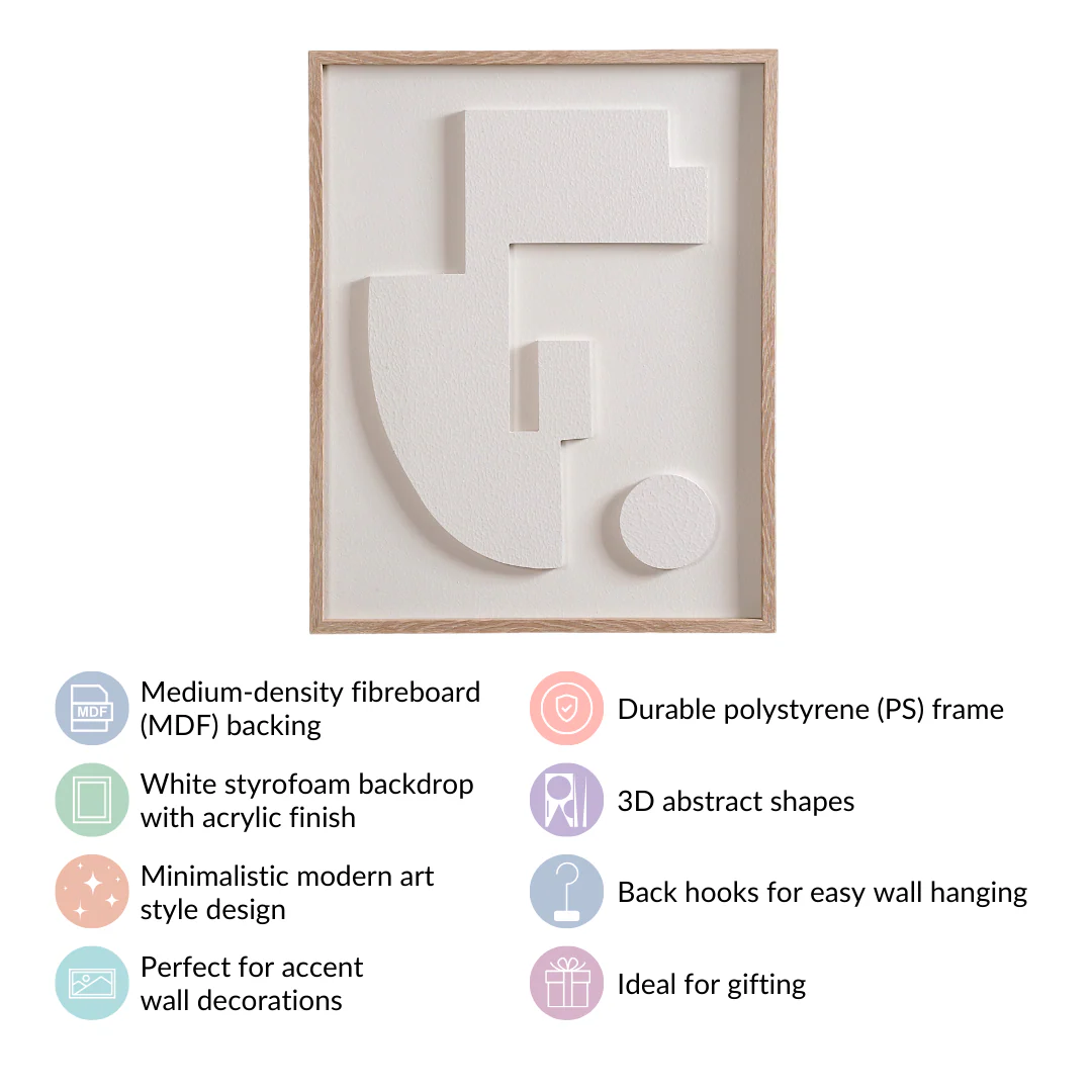 Abstract 3D Wall Art For Home Decor 20x16 Inch - Image 5