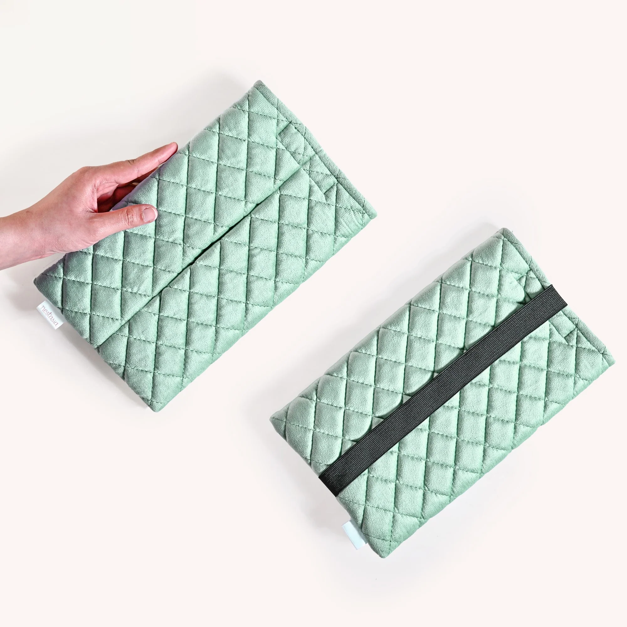 Adjustable Car Napkin Holders Set Of 2 Mint - Image 3