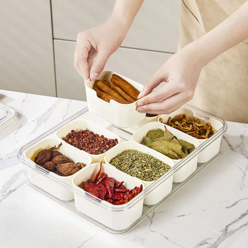 Airtight Fridge Storage Box With 8 Compartments - Image 8