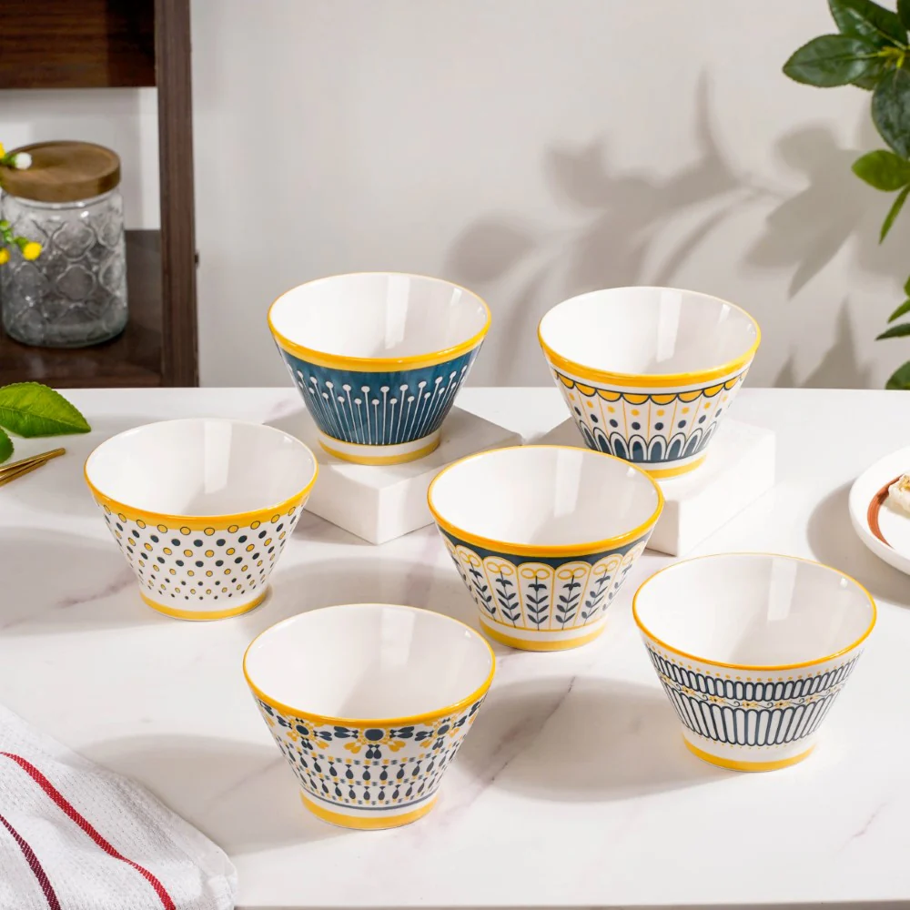 Aloha Ceramic Snack Bowl 360 ml Set Of 6 - Image 9