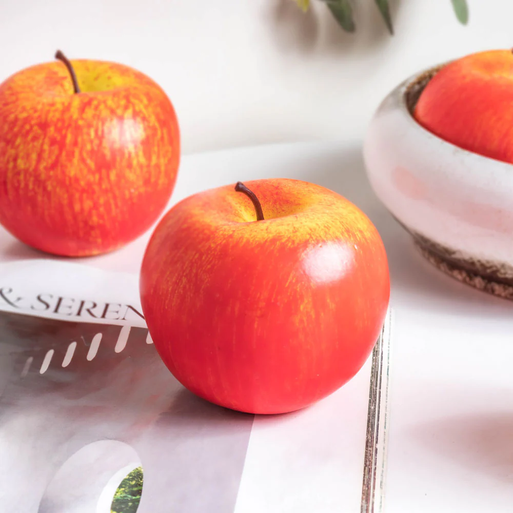 Apple Decor Set Of 5 Red - Image 4