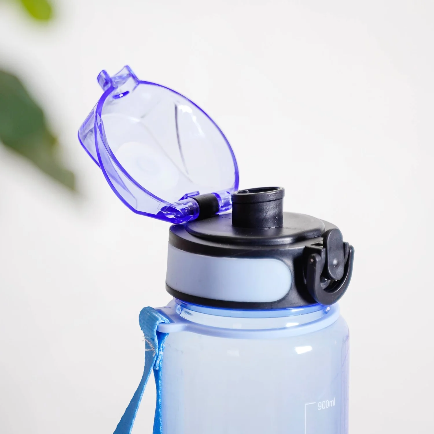 Aqualite Tall Sipper Water Bottle Set Of 2 Blue Jay 1000ml - Image 3