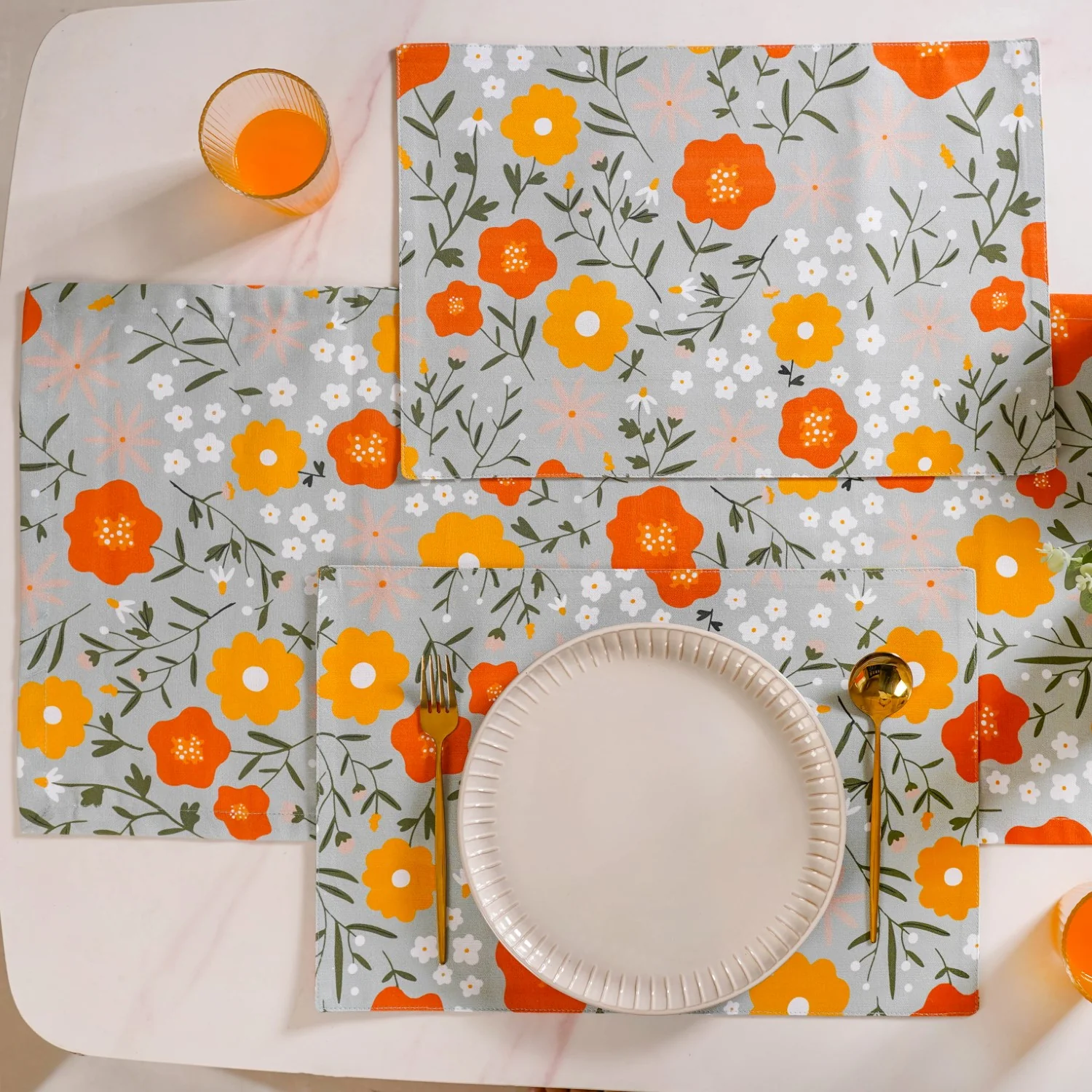 Arancia 7 Piece Table Mat And Runner Set - Image 6