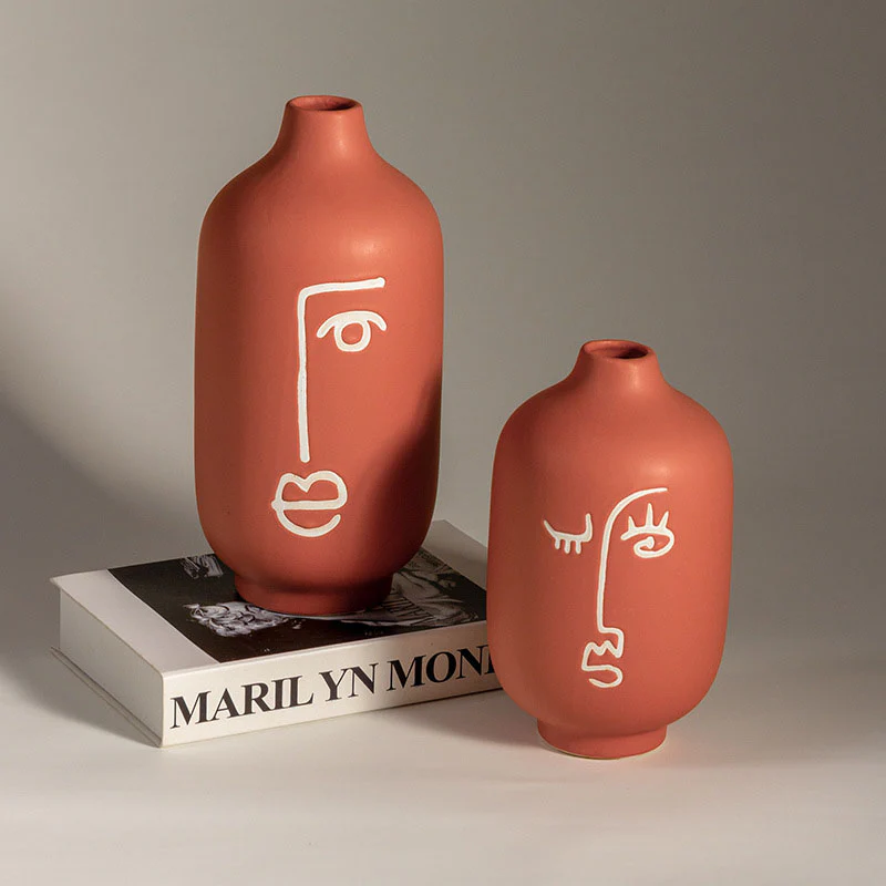 Artistic Face Vase Small - Image 7