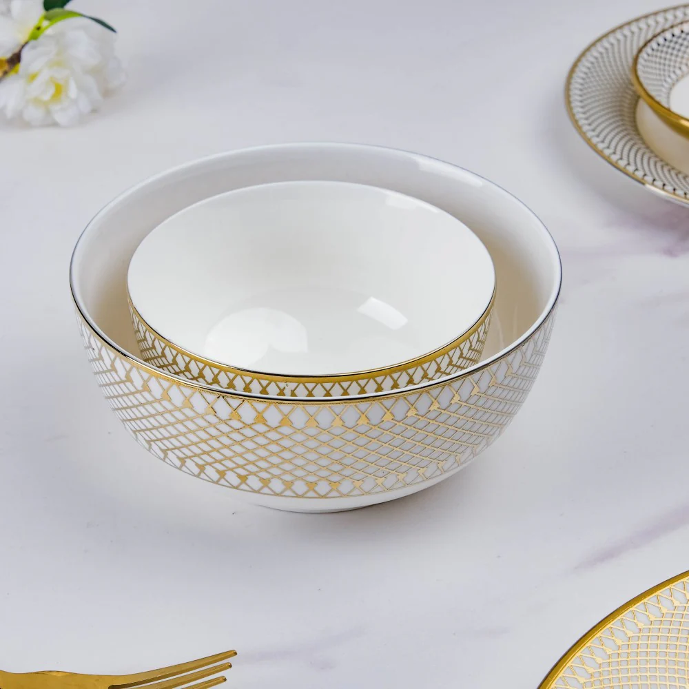 Aurelea 27 Piece Dinner Set For 6 - Image 15