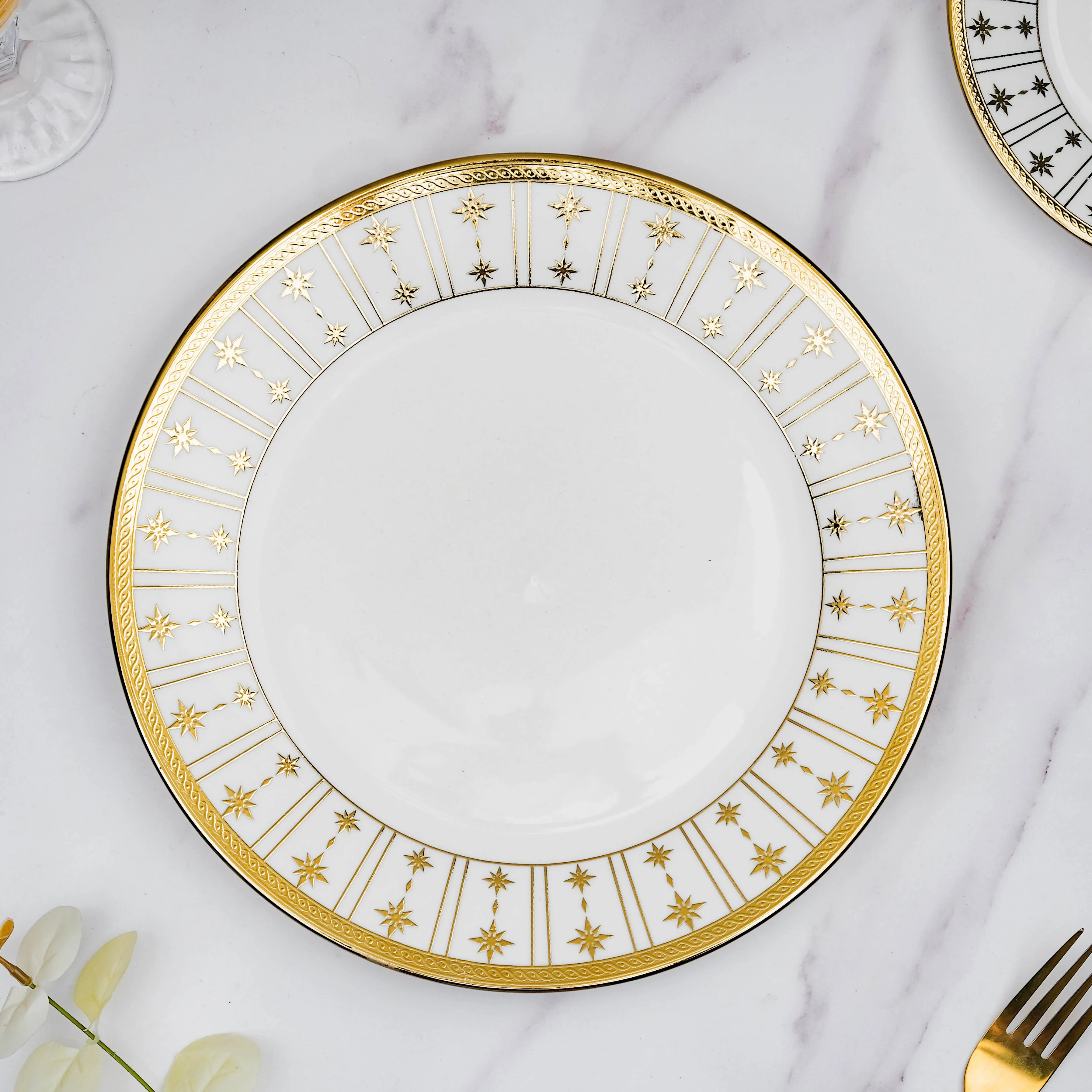 Aurelea Striped Dinner Plate - Image 3