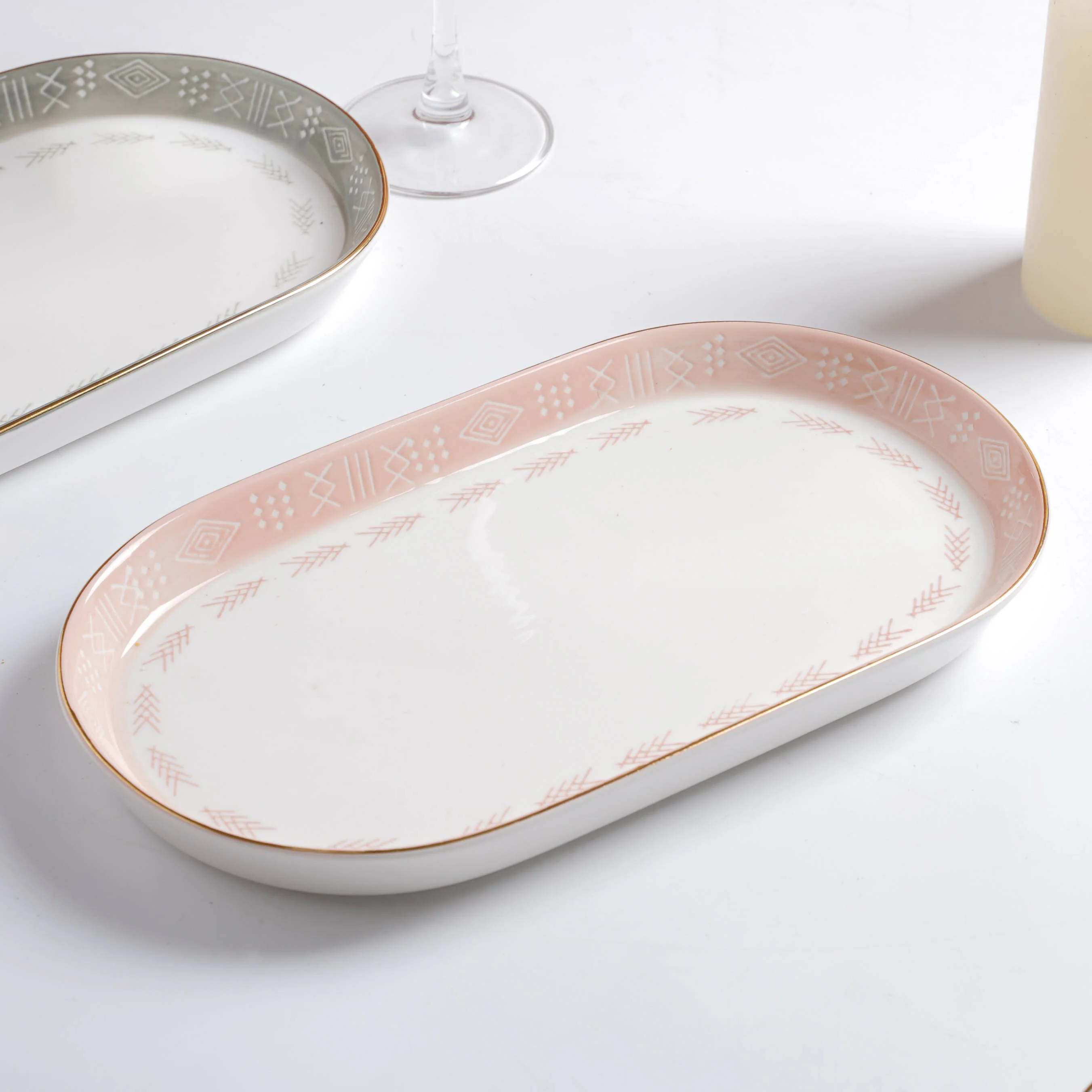 Azo Pink 27 Piece Dinner Set For 6 - Image 5