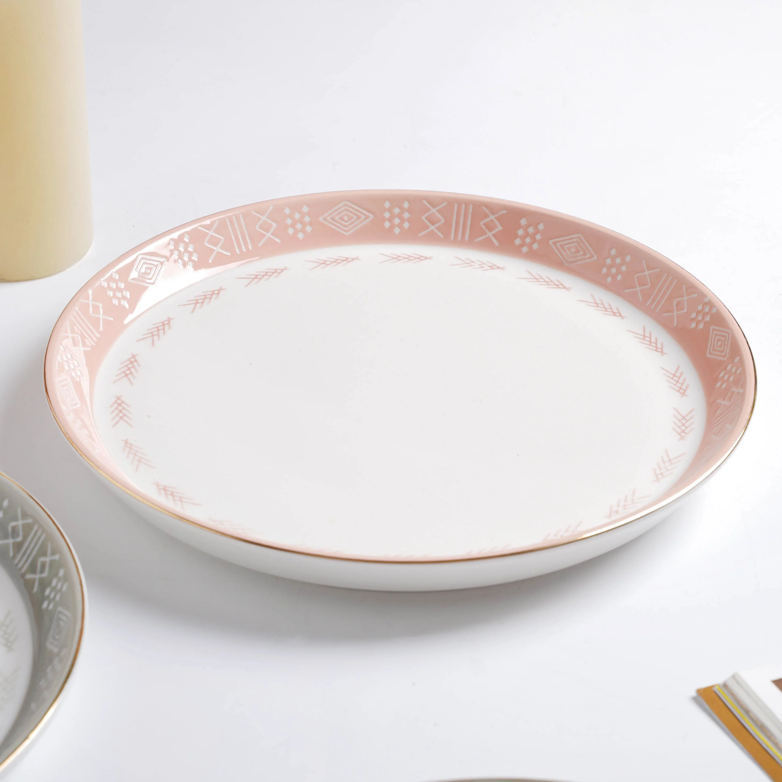Azo Pink 27 Piece Dinner Set For 6 - Image 6