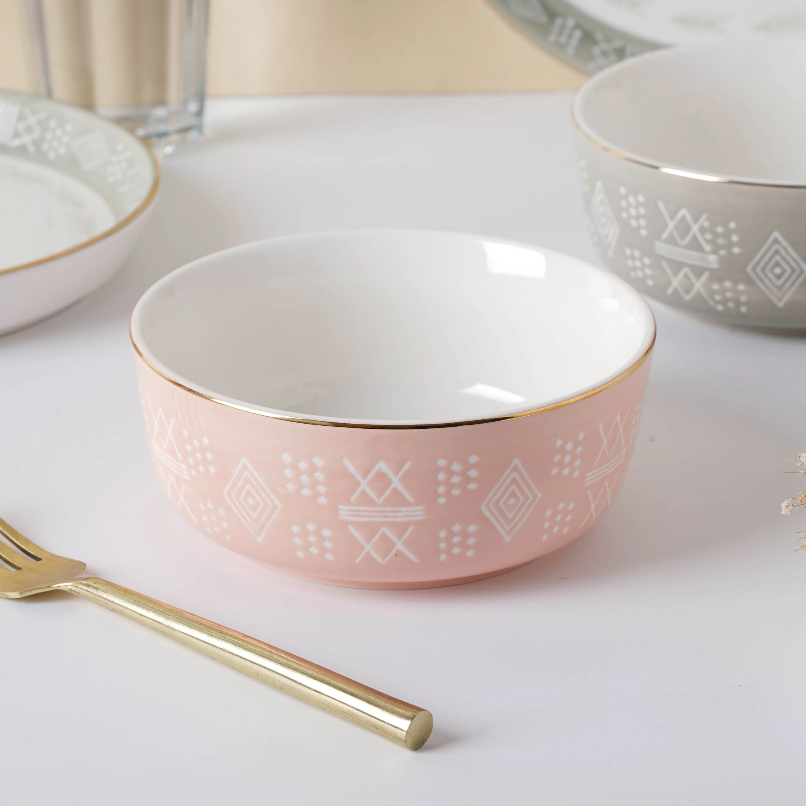 Azo Pink 27 Piece Dinner Set For 6 - Image 9
