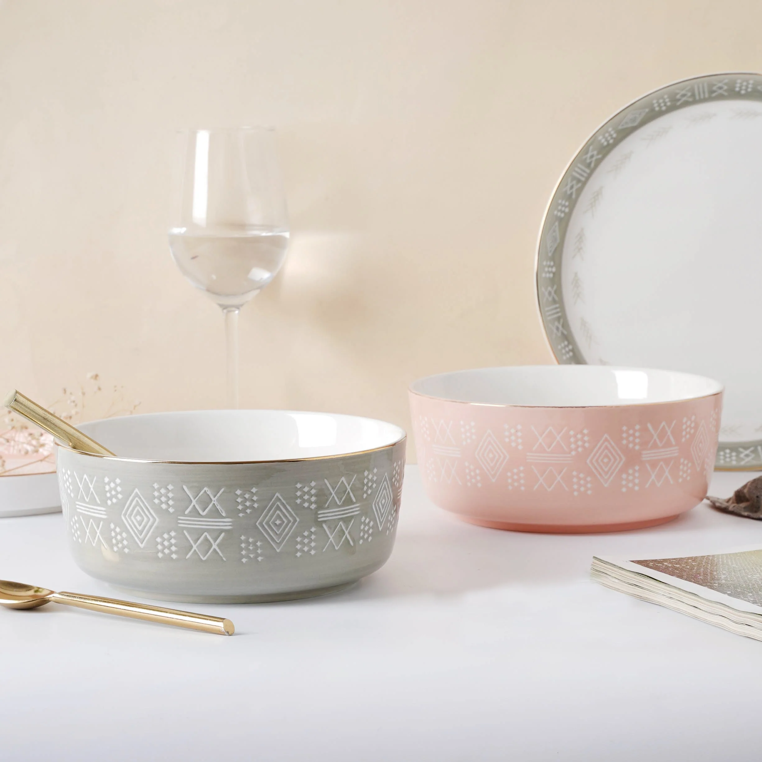 Azo Serving Bowl Pink - Image 5