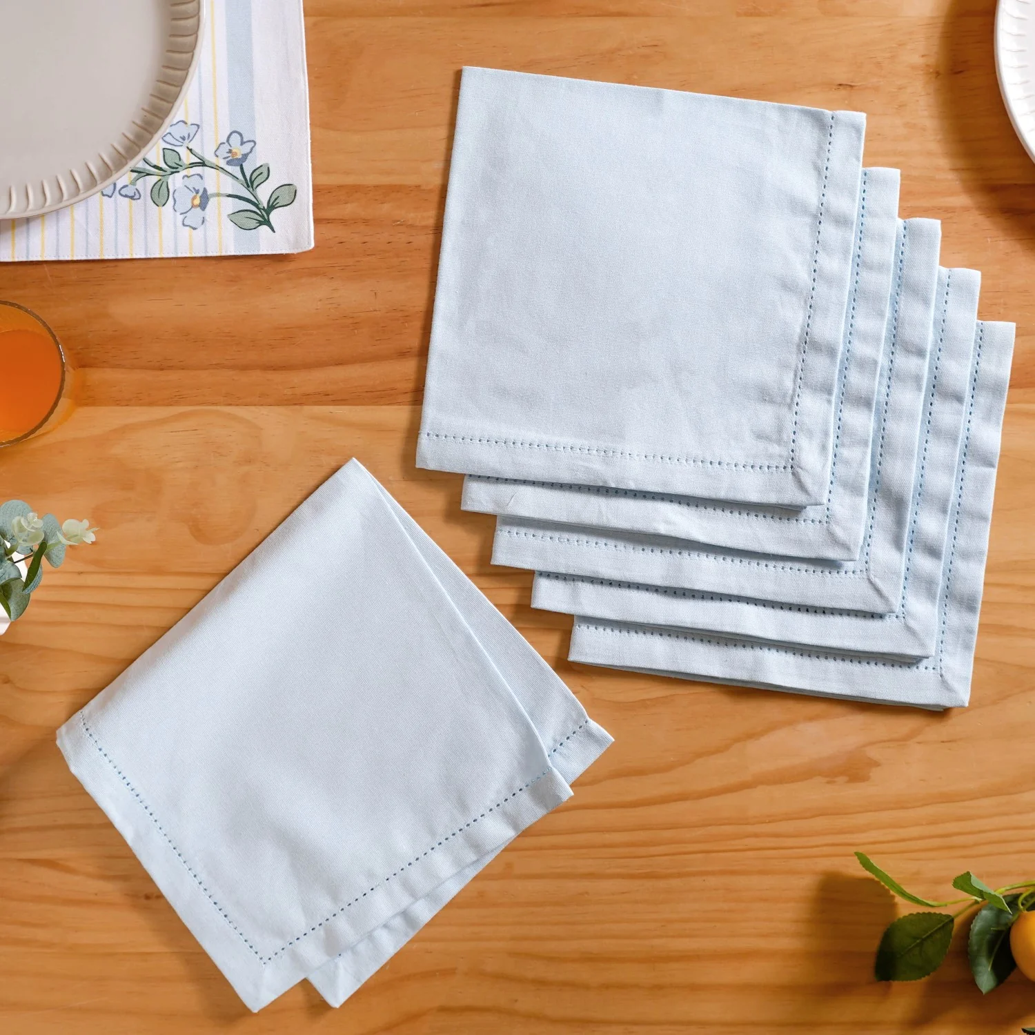 Azzuro Table Cover Placemat Runner and Napkin Set - Image 8