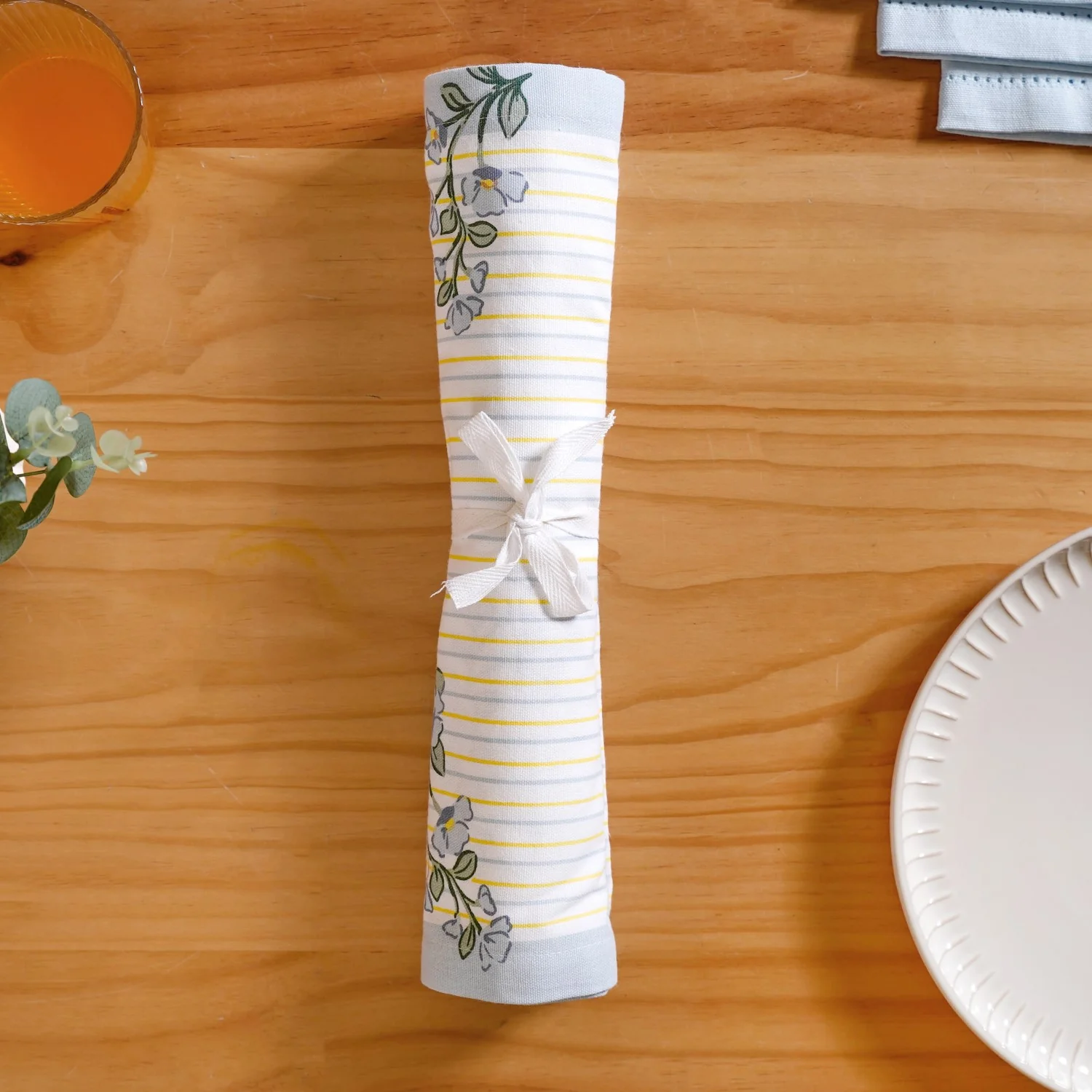 Azzurro Cotton 8 Seater Table Runner - Image 7