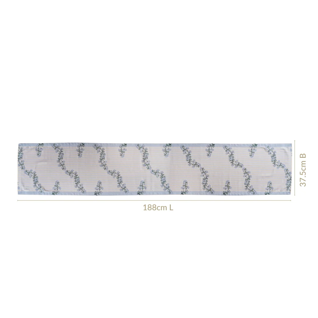 Azzurro Soft Cotton Table Runner - Image 4