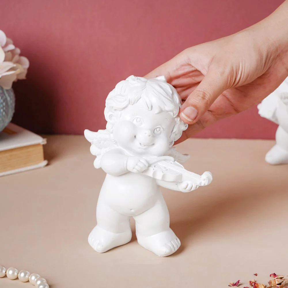 Baby Angel Statue Violin - Image 2
