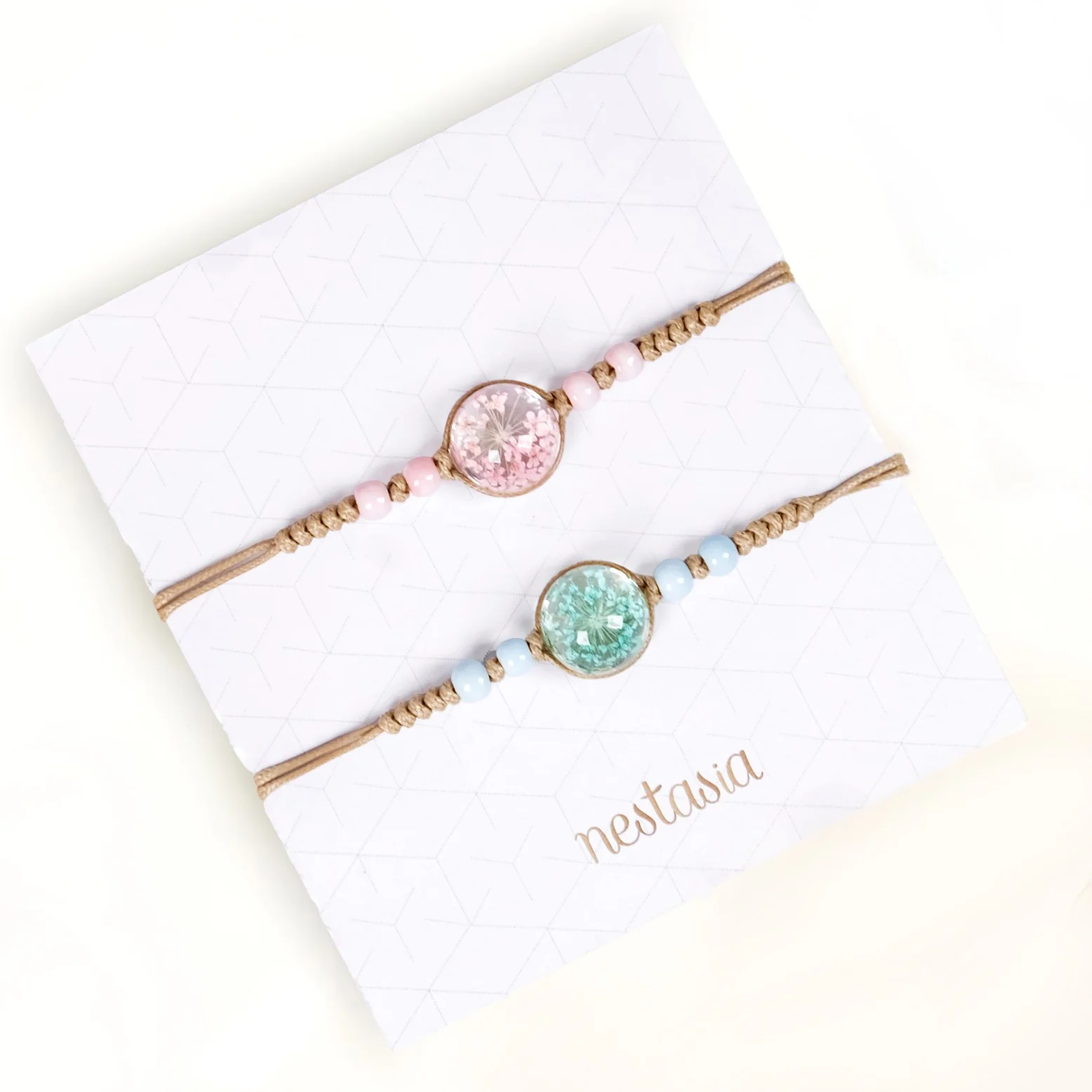 Baby's Breath Duo Bracelet Set Of 2 - Image 2