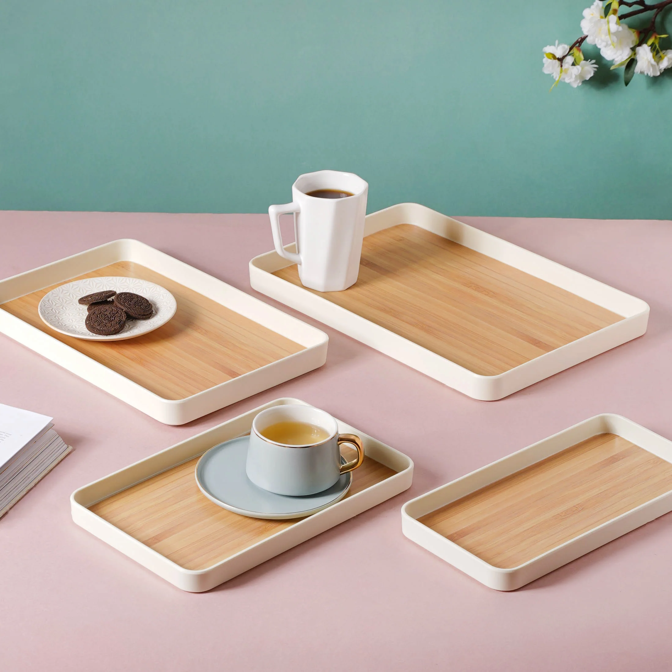 Bamboo Appetizers Tray - Image 6
