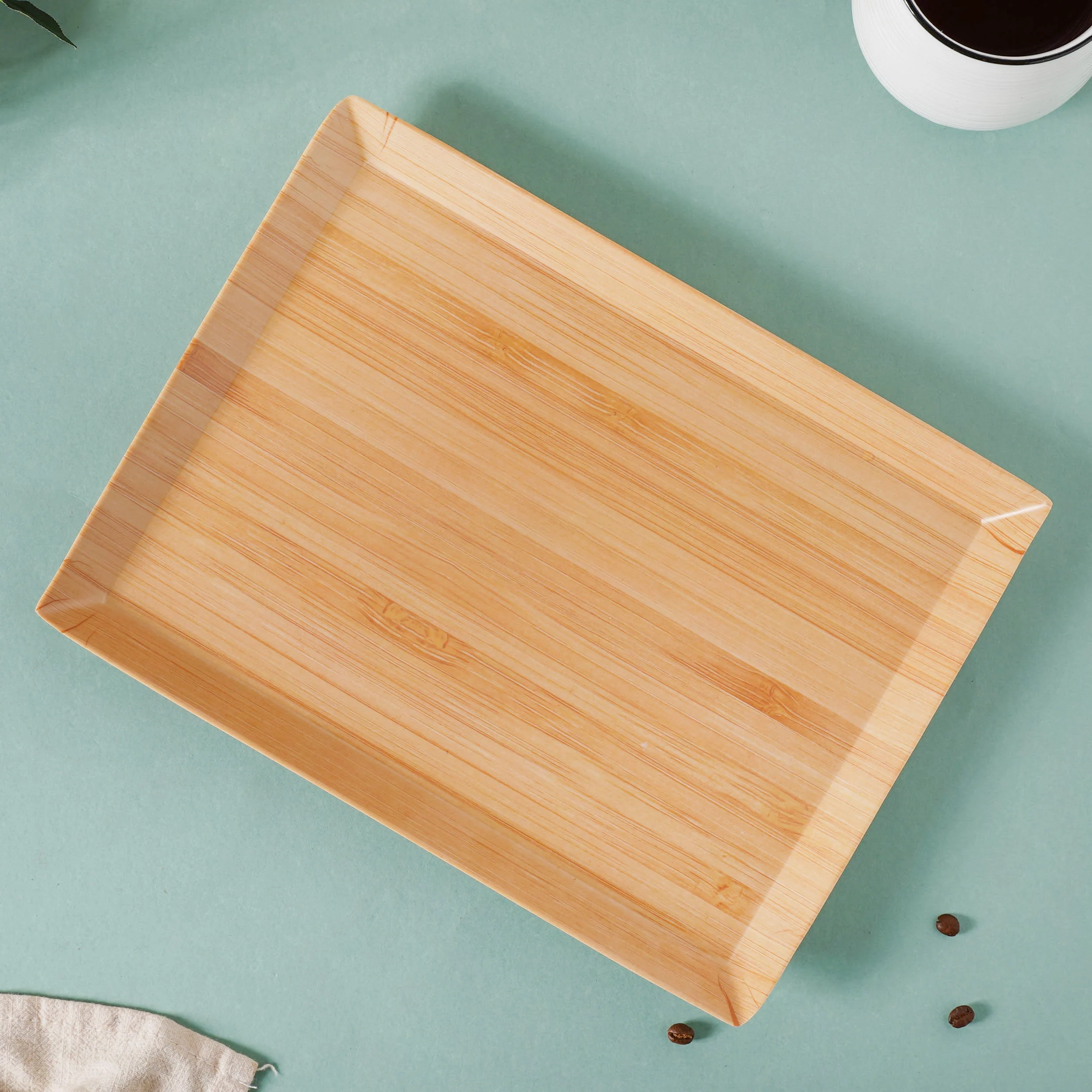 Bamboo Wooden Pattern Tray - Image 3