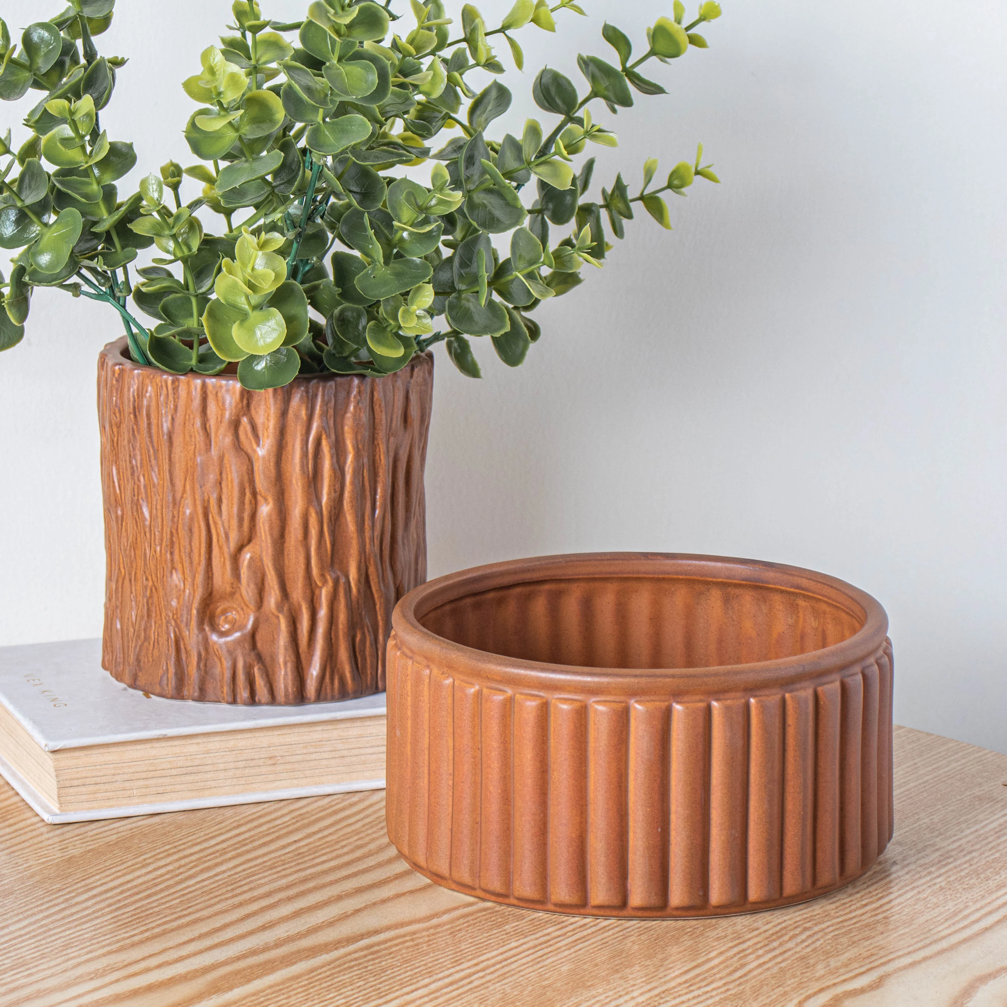 Bark Caramel Vase - Image 9