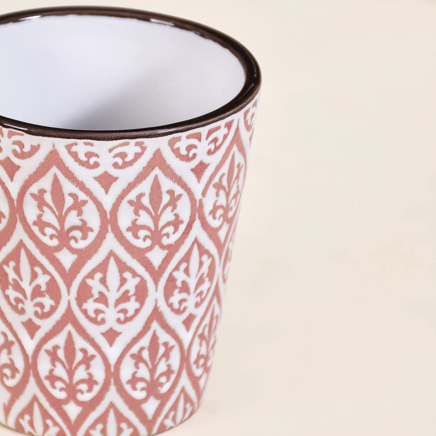 Baroque Tea Cup Set Of 6 Pink 250ml - Image 7