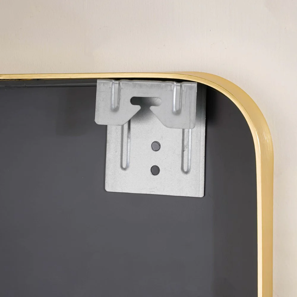 Bedroom Wall Mirror Gold 27 x 20 Inches - Image 11