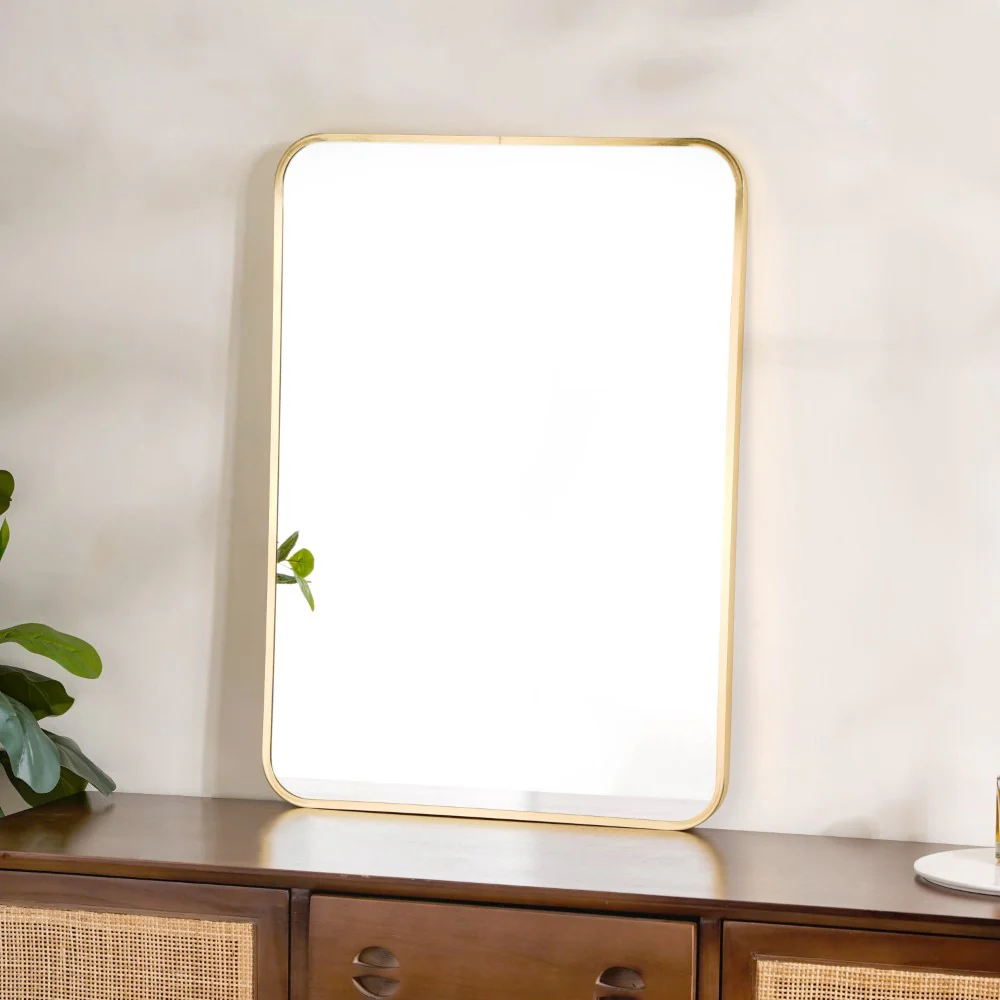 Bedroom Wall Mirror Gold 27 x 20 Inches - Image 3