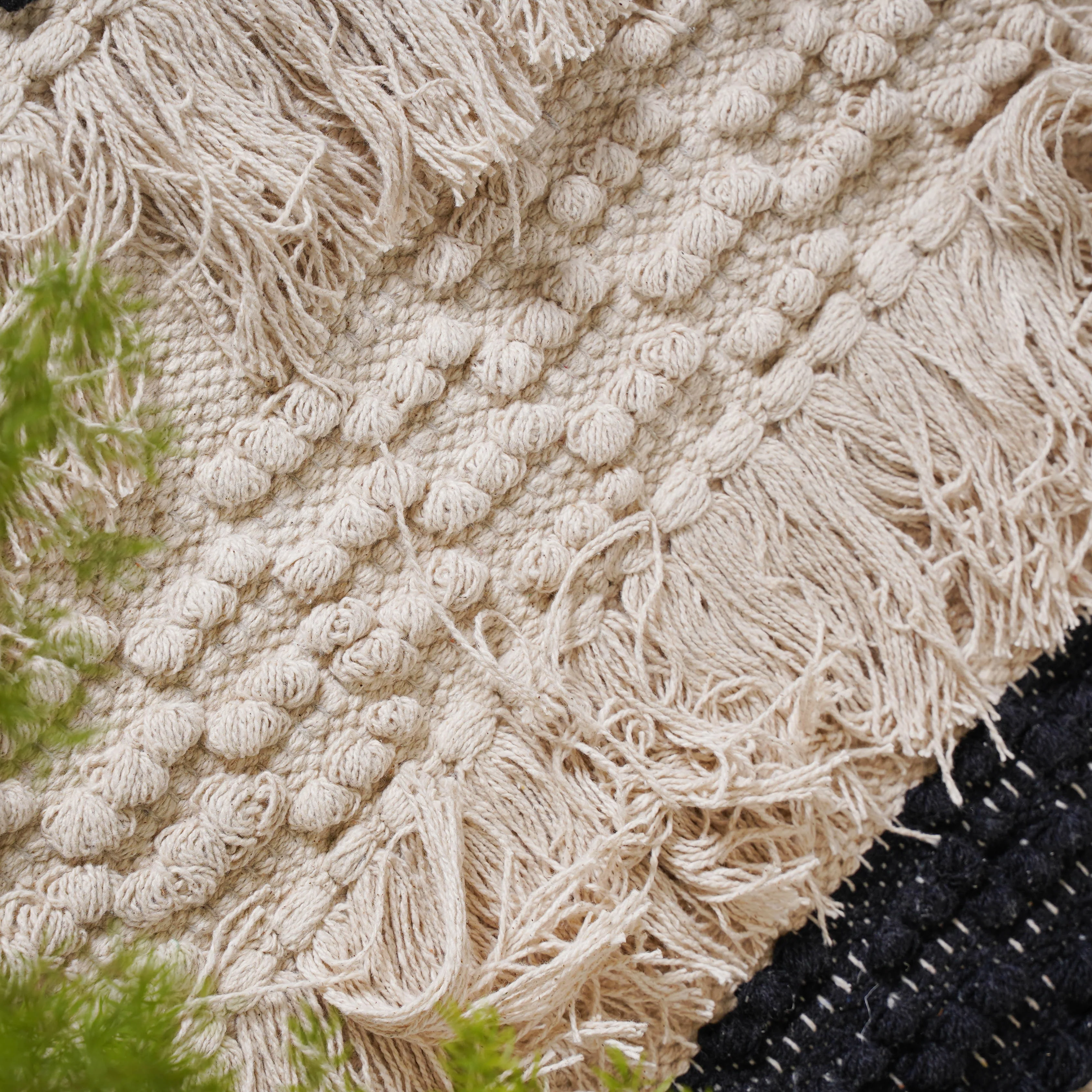 Beige and Black Living Room Rug - Image 8
