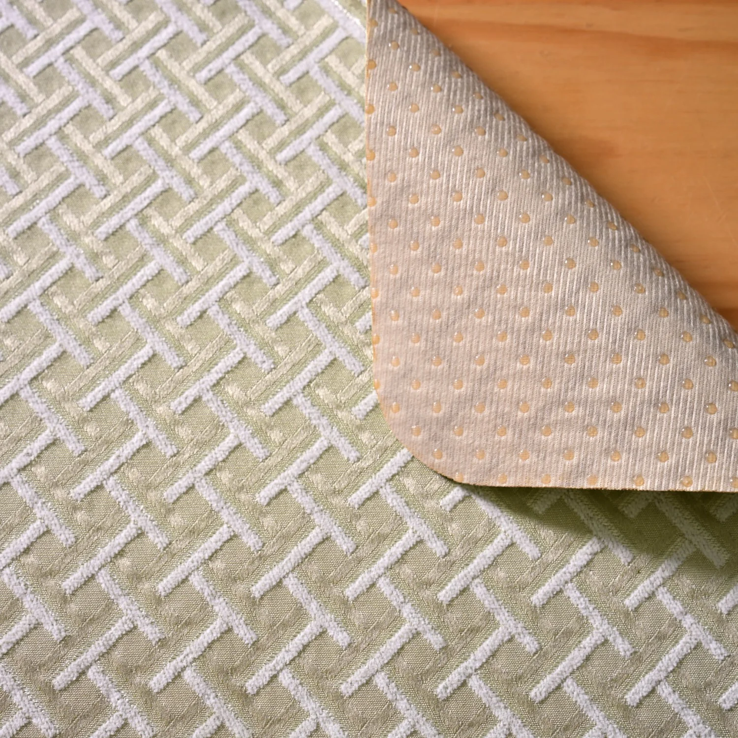 Beige Gold Chevron Tablemat Set Of 6 - Image 6