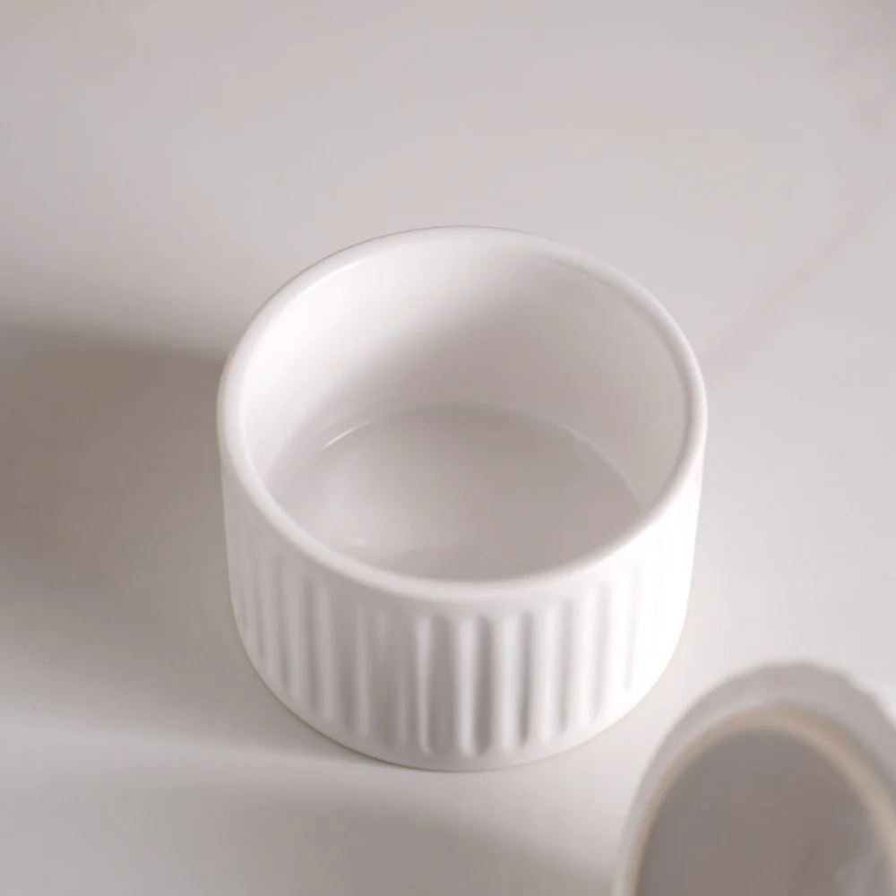 Bird Ceramic Canister White - Image 8