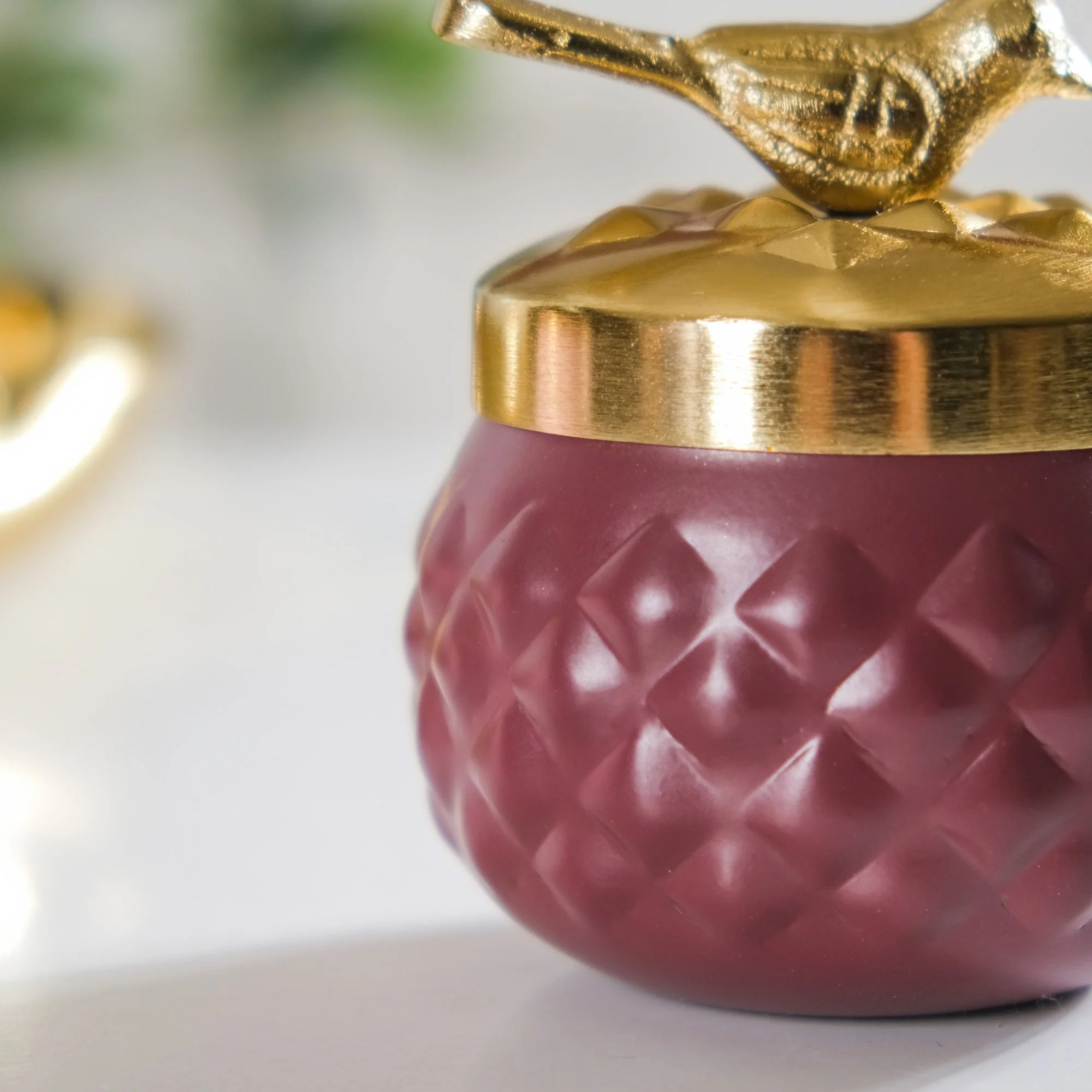 Bird Metal Jar With Lid Set of 2 - Image 10