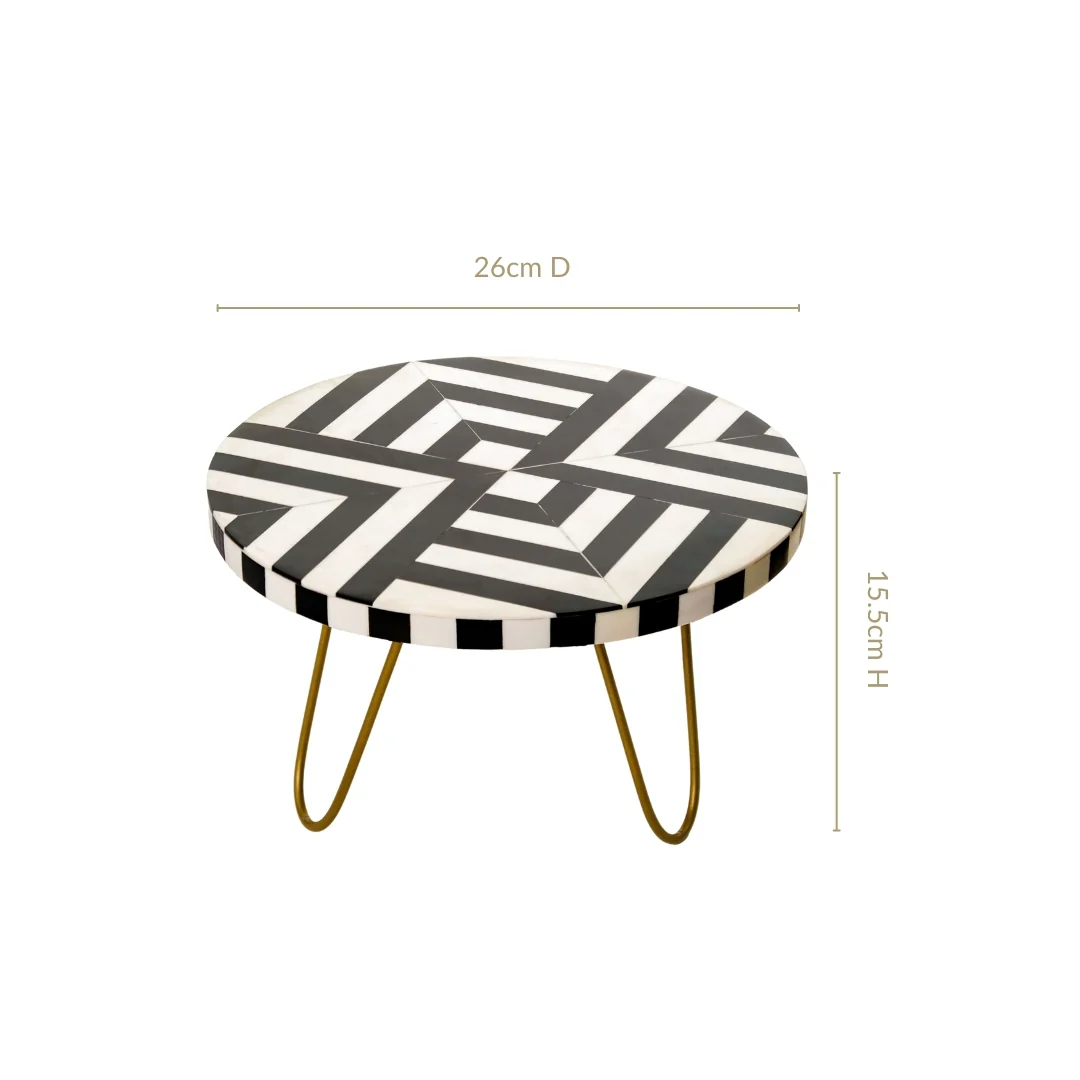 Black And White Riser Cake Stand - Image 5