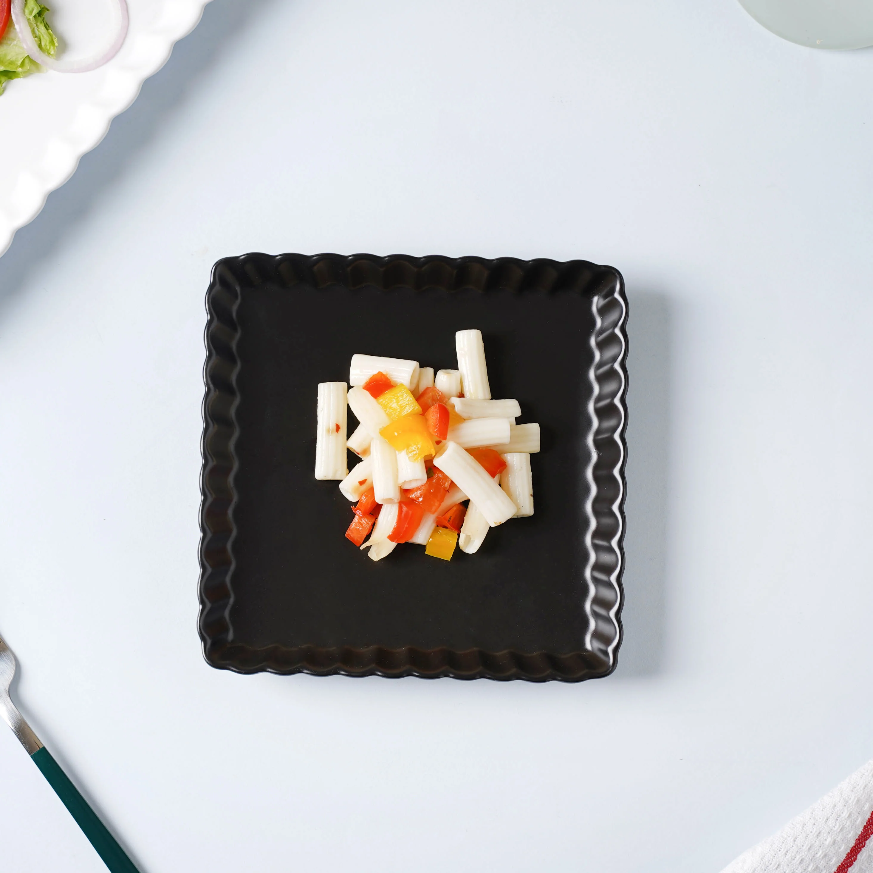Black Berry Square Snack Dish 6 Inch - Image 6