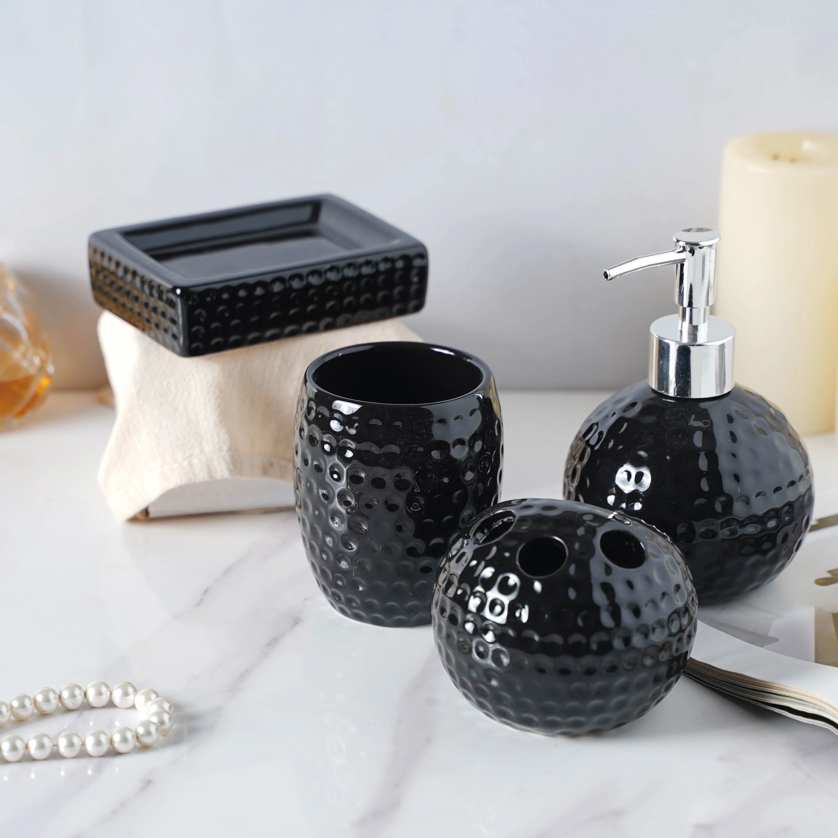 Black Fantasia Bath Set - Image 4