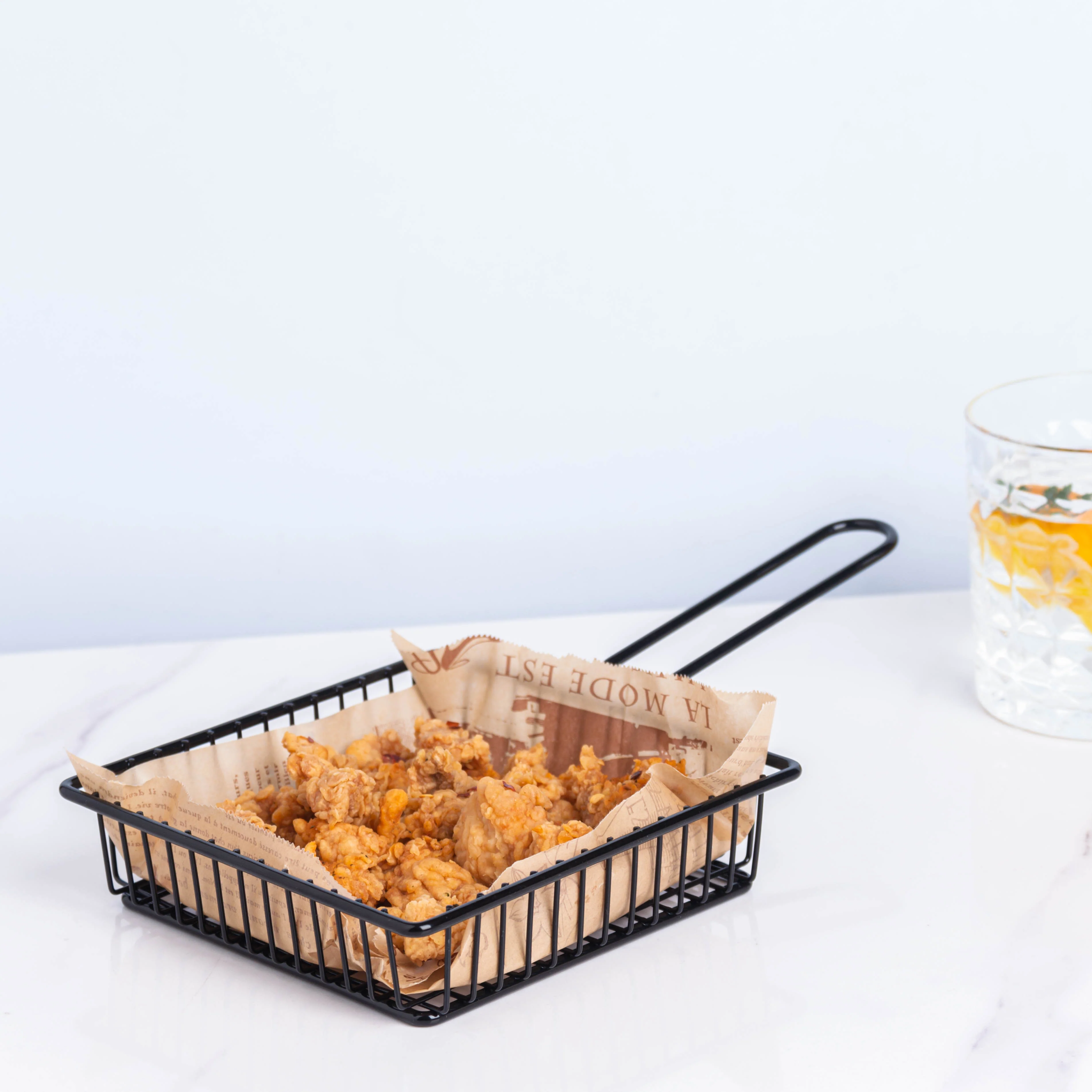 Black French Fry Basket - Image 5