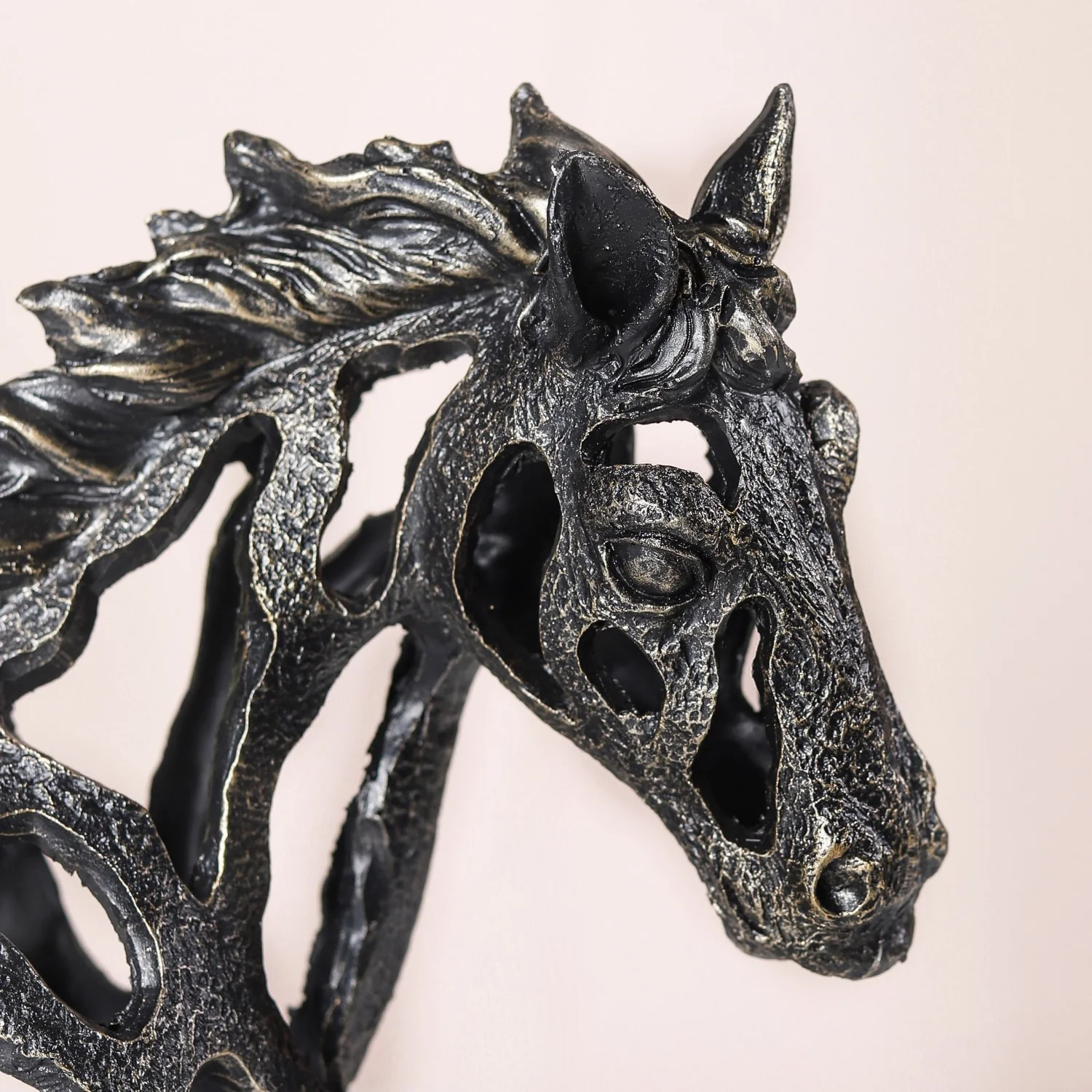 Black Horse Decorative Showpiece - Image 3