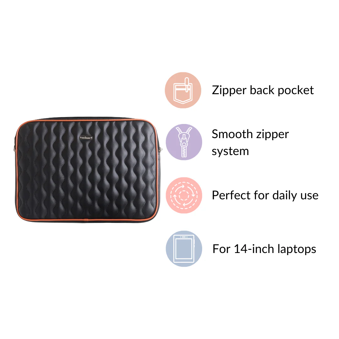 Black Laptop Sleeve - Image 6
