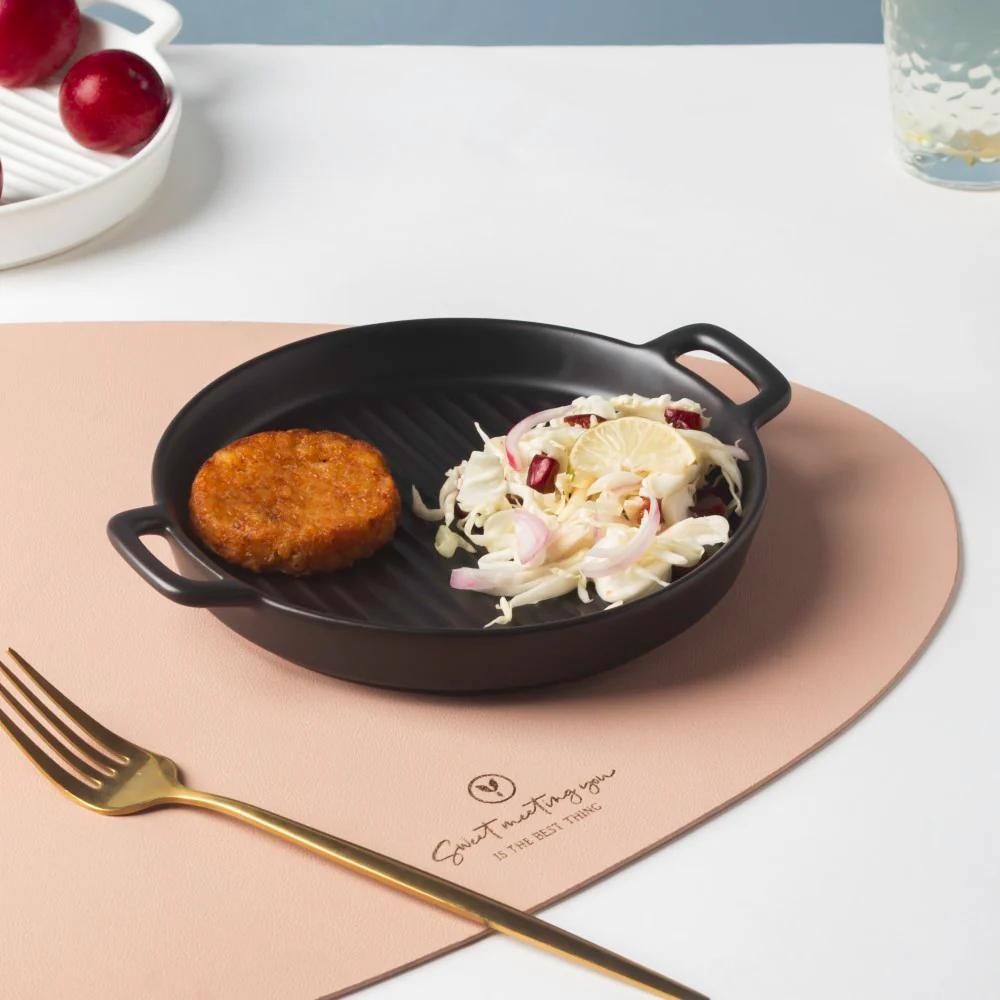 Black Oven Plate Small