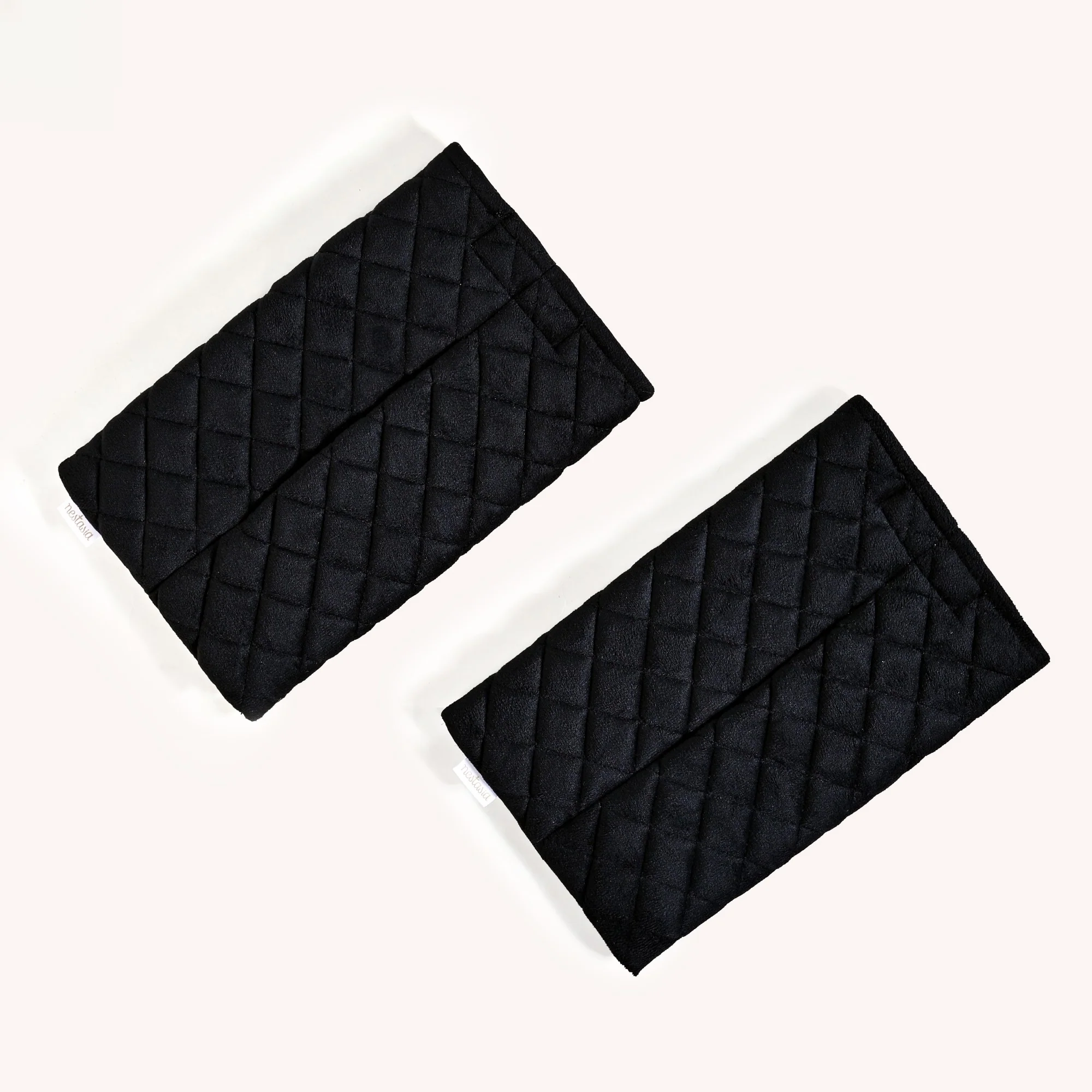 Black Quilted Car Tissue Paper Holder Set Of 2 - Image 7