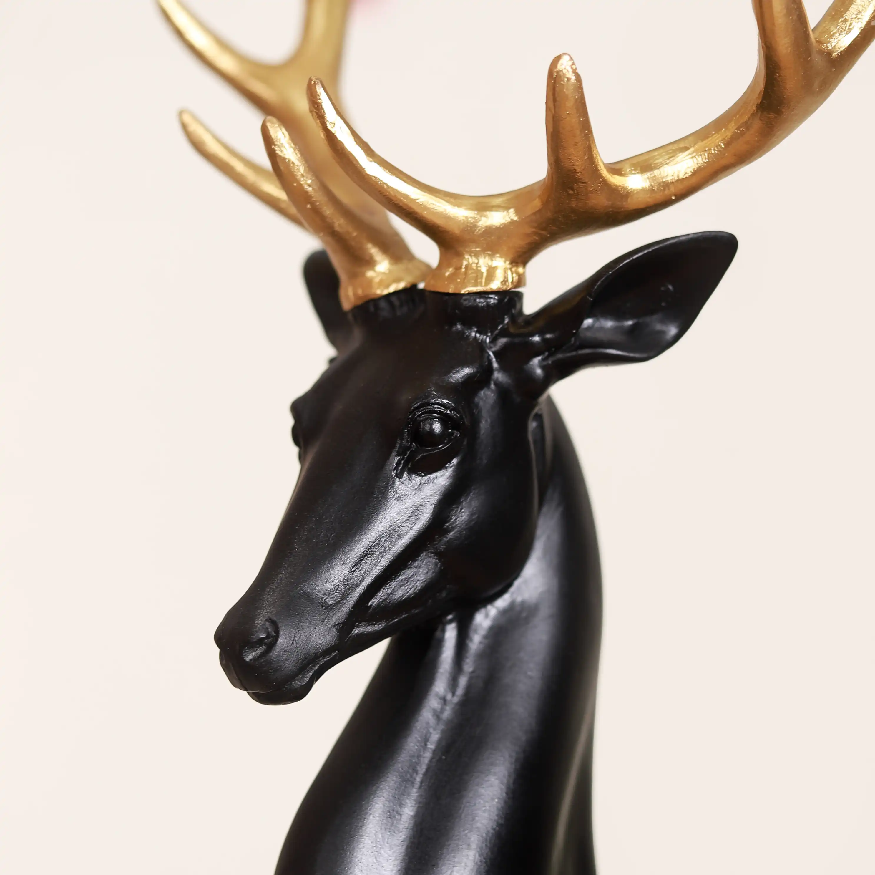 Black Reindeer Showpiece Large - Image 11