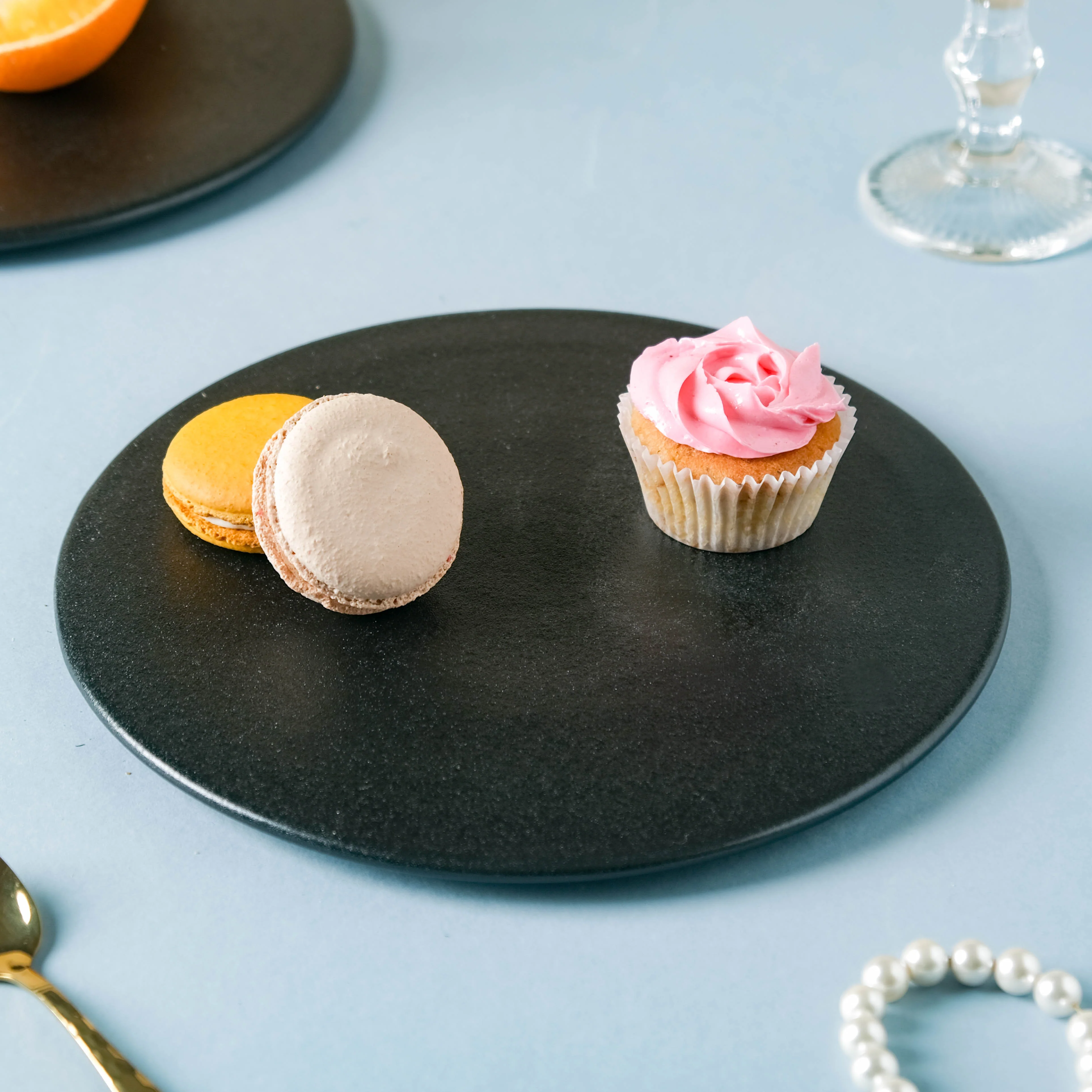 Black Round Cheese Board - Image 5