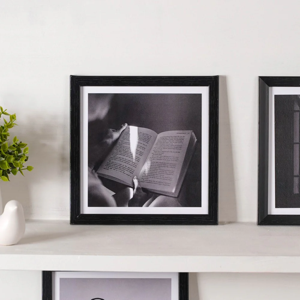 Black & White Wall Art Set Of 9 9x9 Inch - Image 5