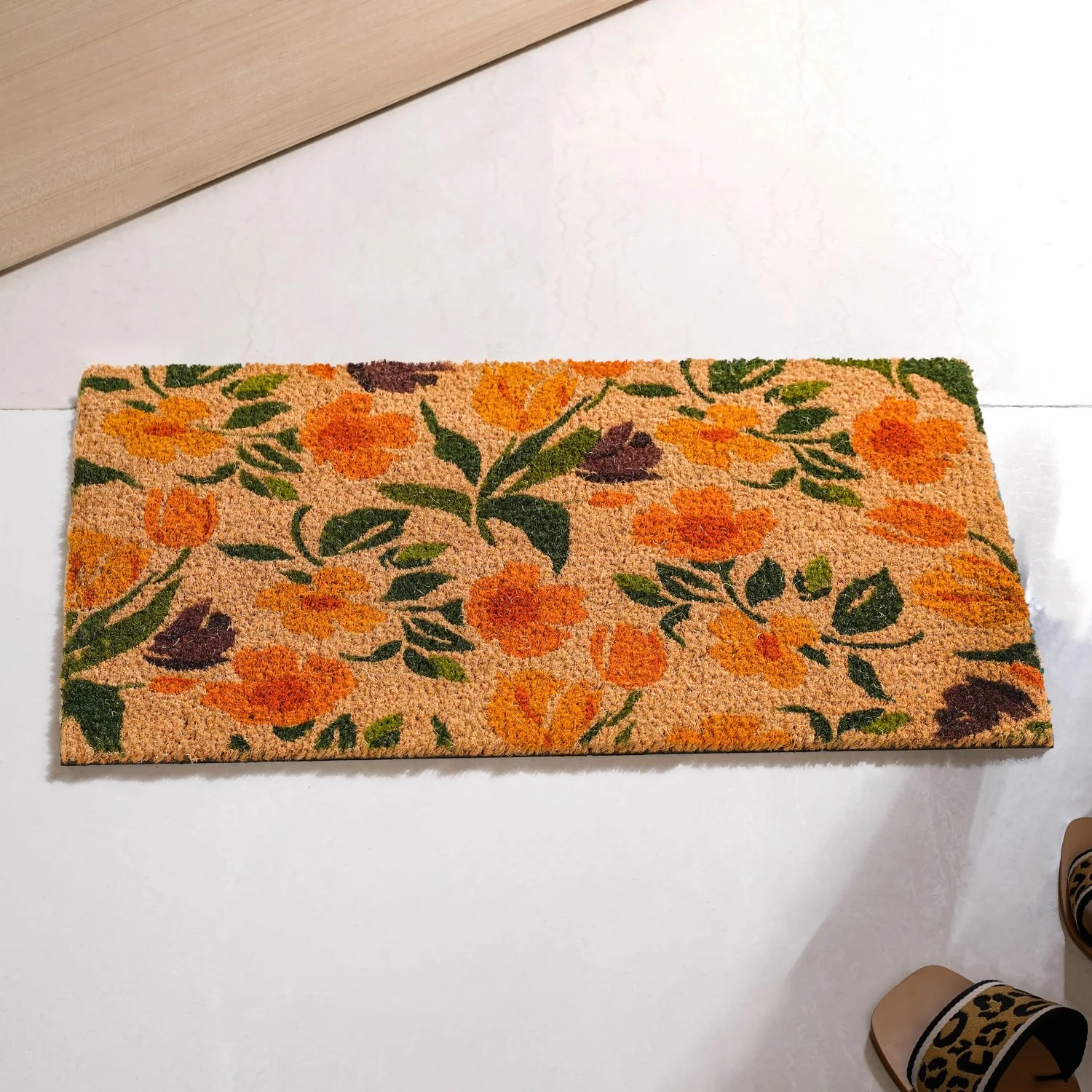Blooming Daffodils Printed Coir Doormat 24x16 Inch - Image 2