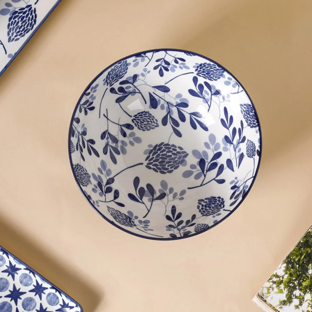 Blue 26 Piece Dinnerware Set For 6 - Image 14
