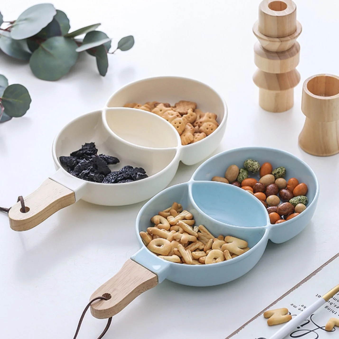 Blue Chip and Dip Bowl 500 ml